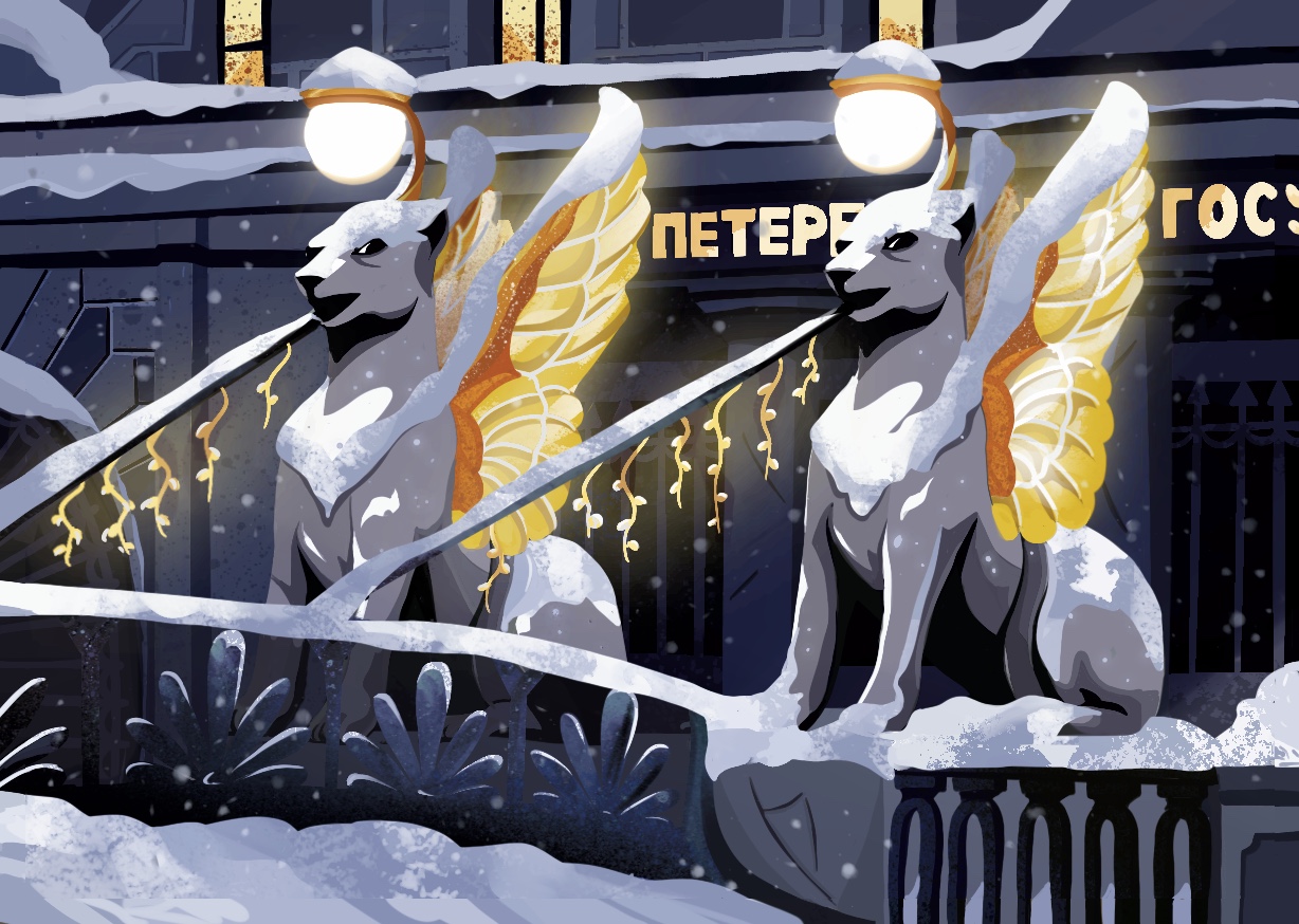Иллюстрации для переливных сувениров — Изображение №15 — Иллюстрация, Архитектура на Dprofile