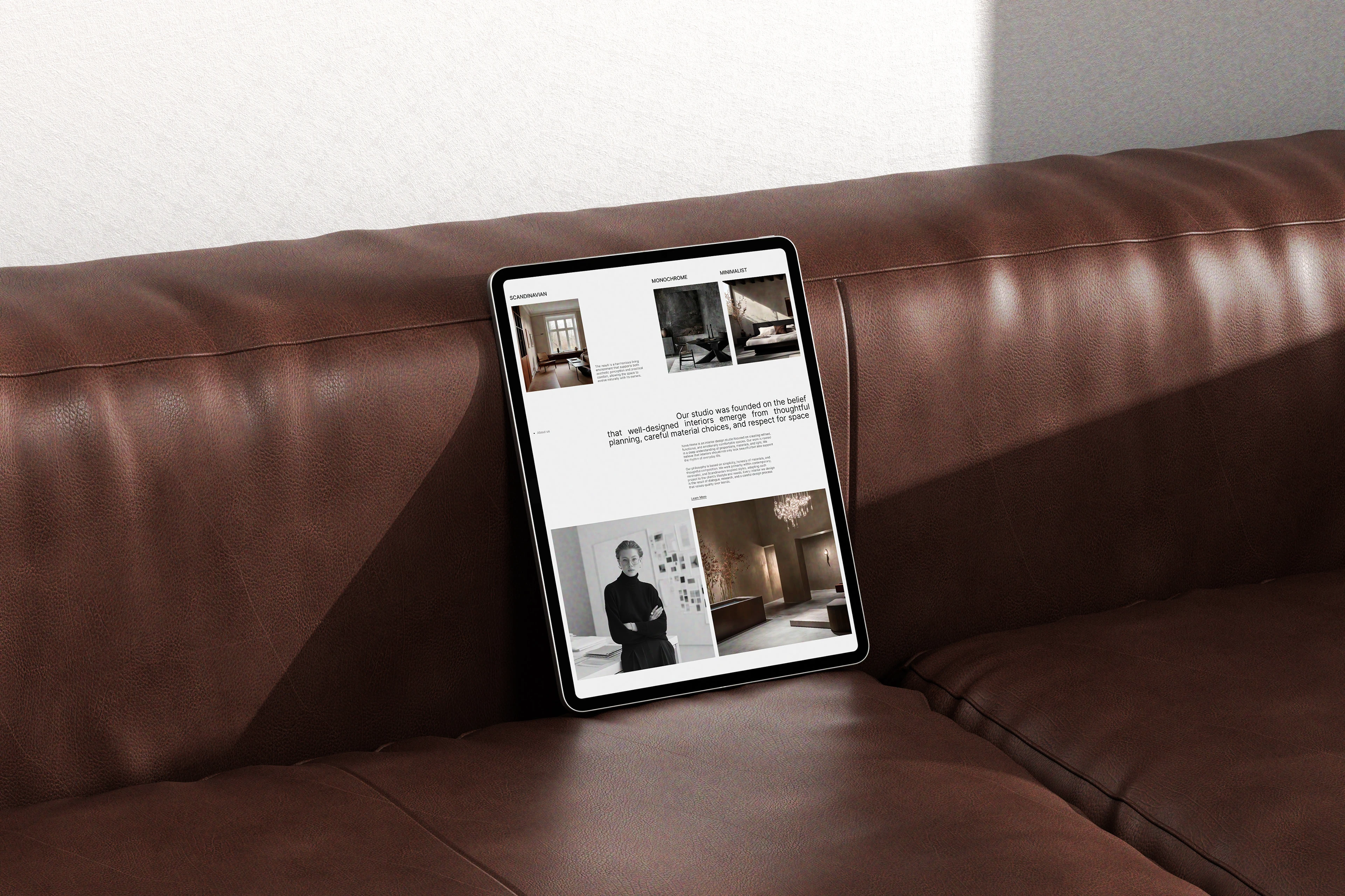 NOVA HOME | Landing page for Interior Design Studio — Изображение №16 — Интерфейсы на Dprofile