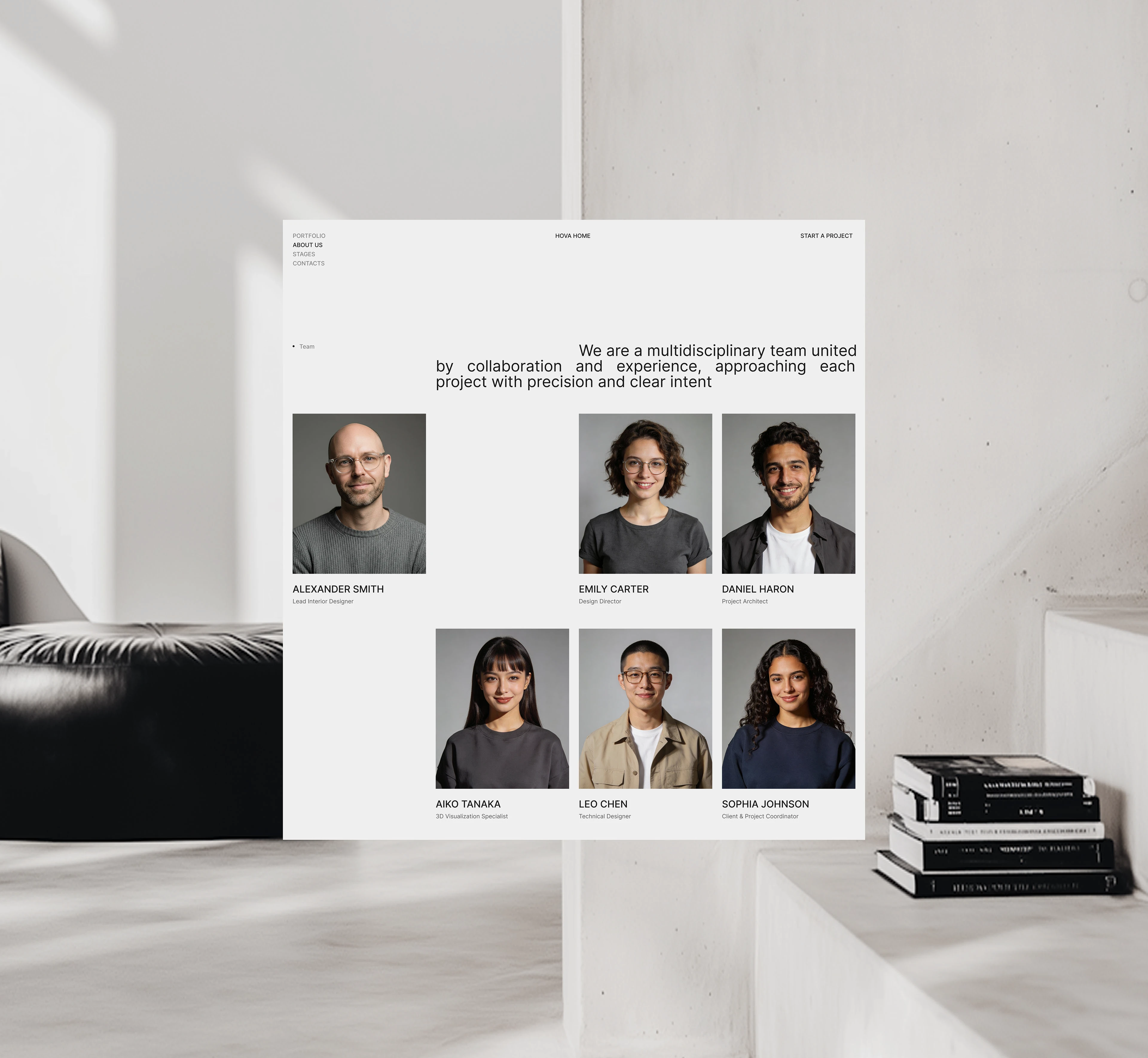 NOVA HOME | Landing page for Interior Design Studio — Изображение №13 — Интерфейсы на Dprofile