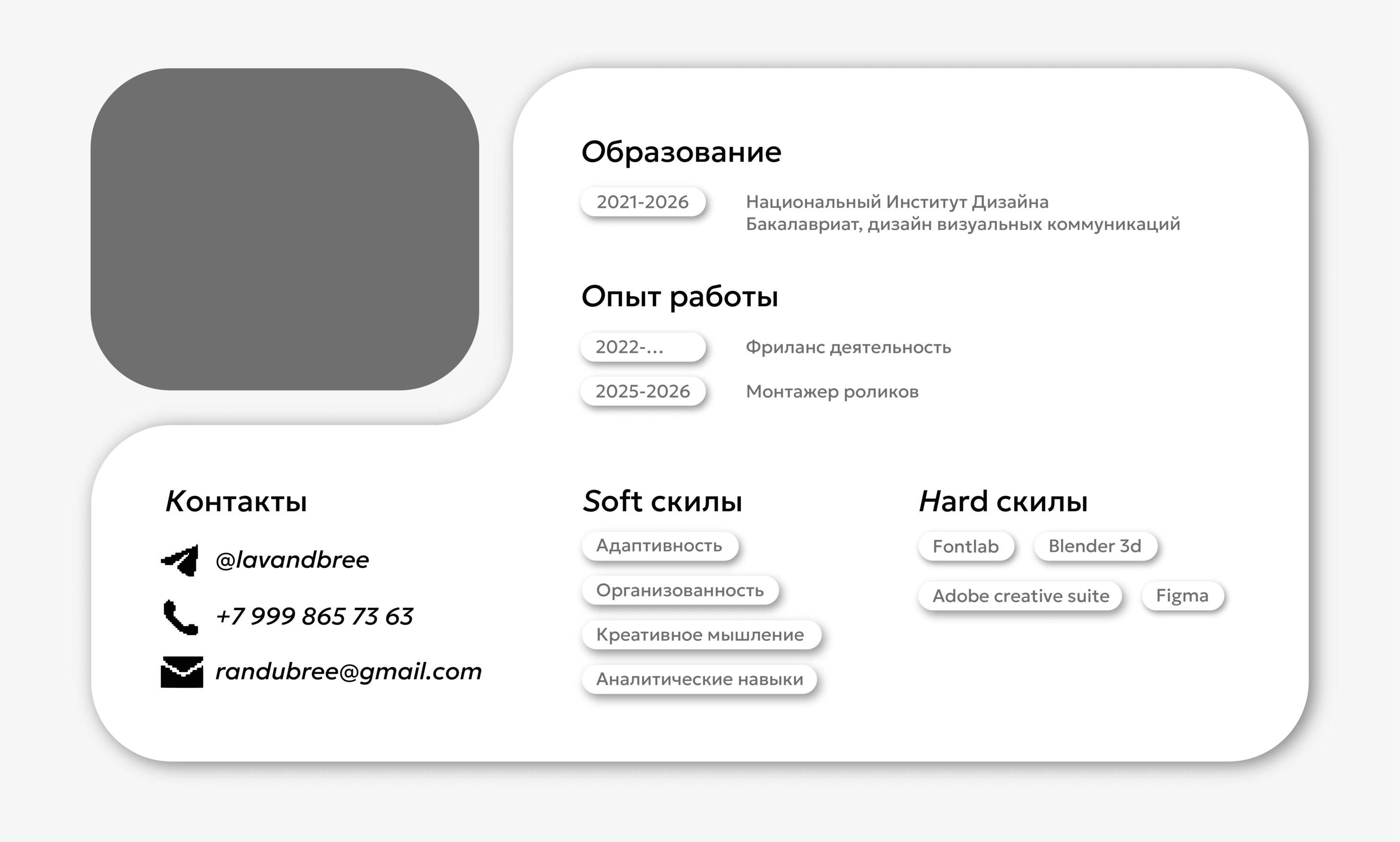 Портфолио 2026 — Изображение №2 — Брендинг, Графика на Dprofile