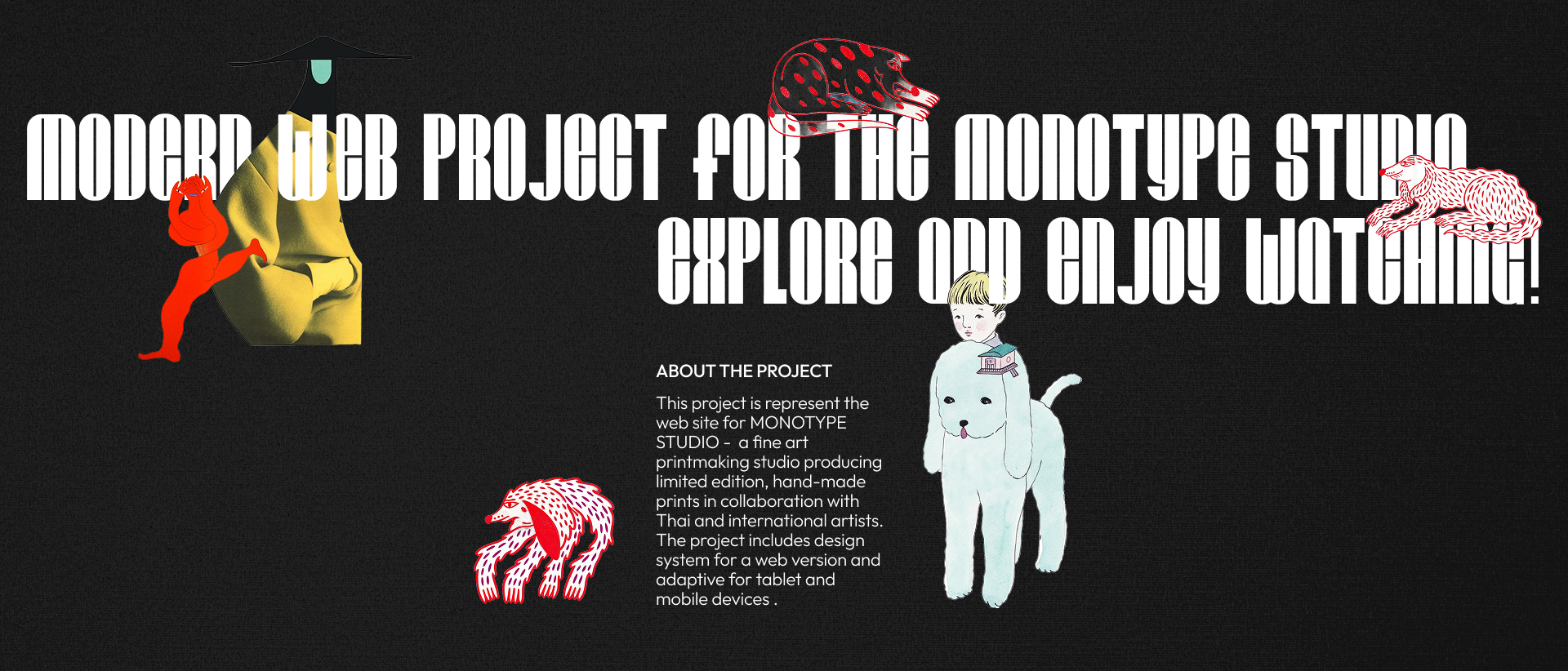 Multi-Page Website | Art Studio — Изображение №1 — Интерфейсы на Dprofile