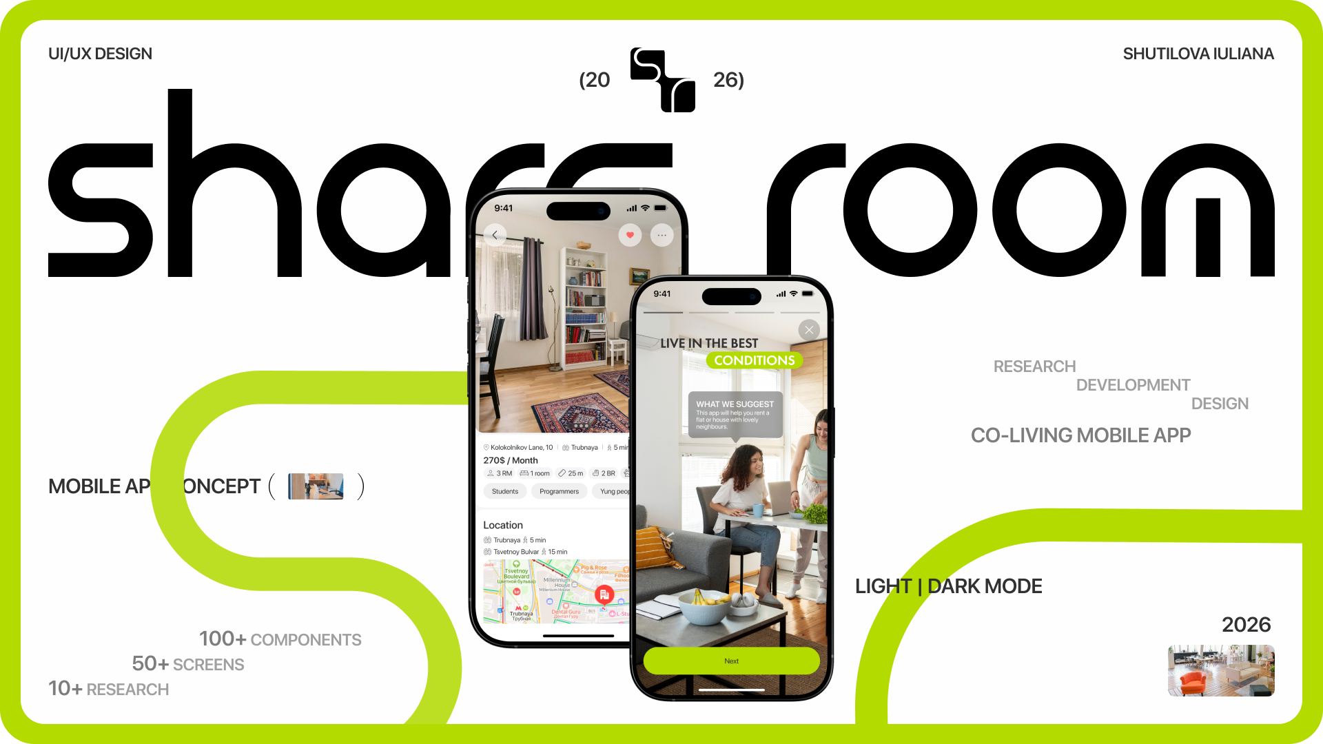 Mobile app | Rent/Co-living — Изображение №1 — Интерфейсы на Dprofile