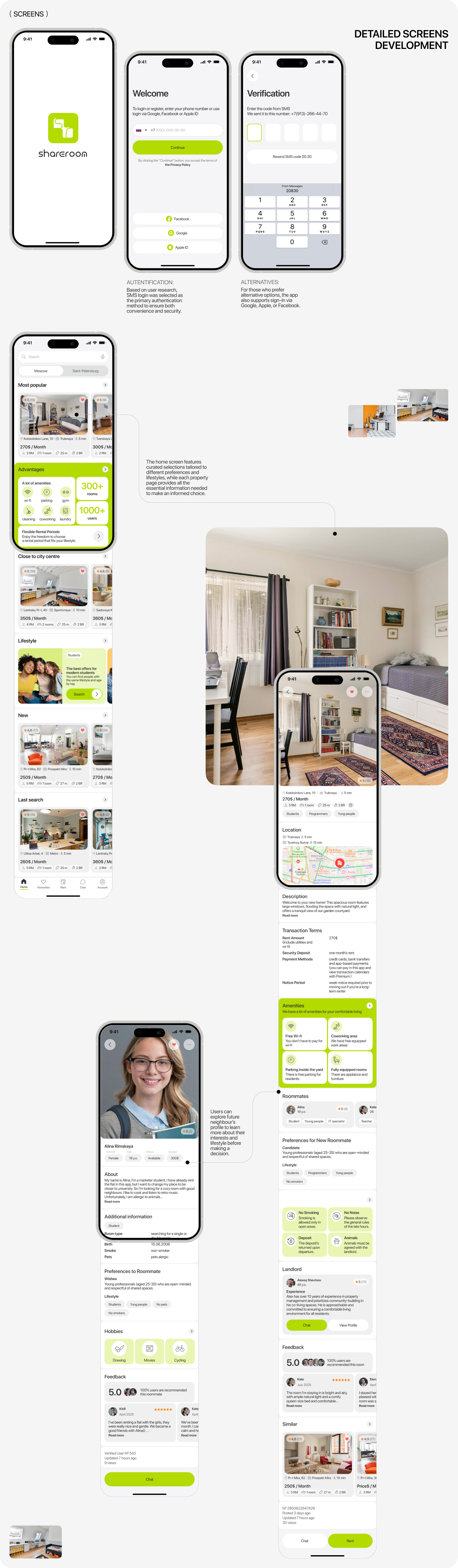 Mobile app | Rent/Co-living — Изображение №11 — Интерфейсы на Dprofile