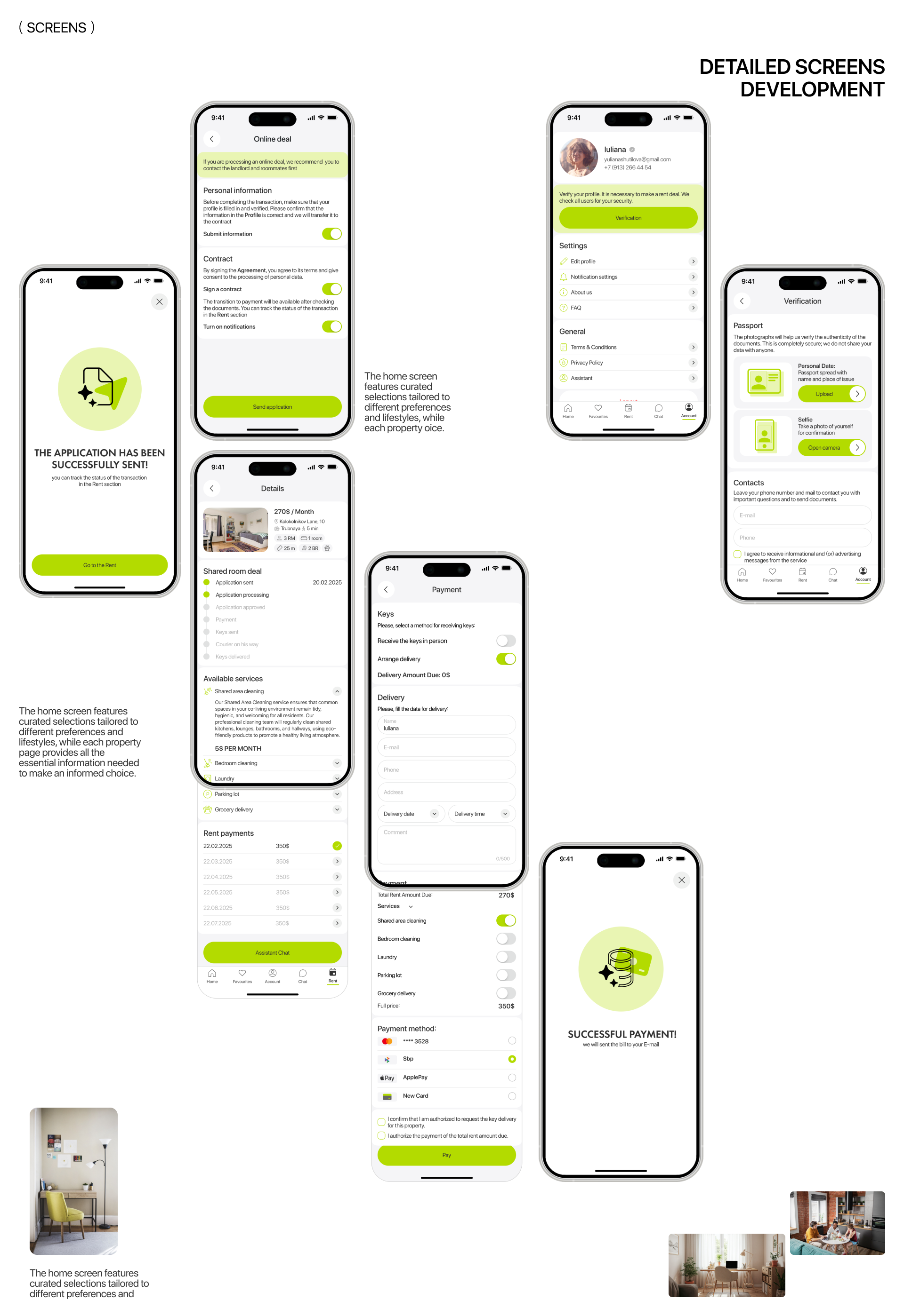 Mobile app | Rent/Co-living — Изображение №14 — Интерфейсы на Dprofile