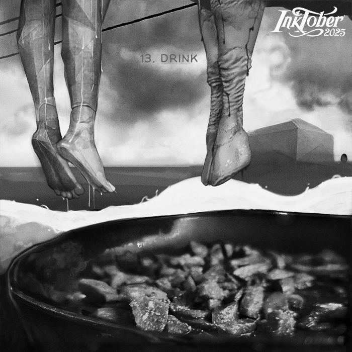 • 372: #inkTober2025 /0-31/ + #sculpTober /2,3,4,5,6/_ — Изображение №19 — Иллюстрация, 3D на Dprofile