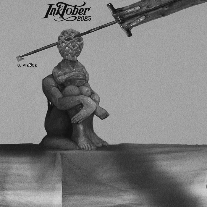 • 372: #inkTober2025 /0-31/ + #sculpTober /2,3,4,5,6/_ — Изображение №9 — Иллюстрация, 3D на Dprofile