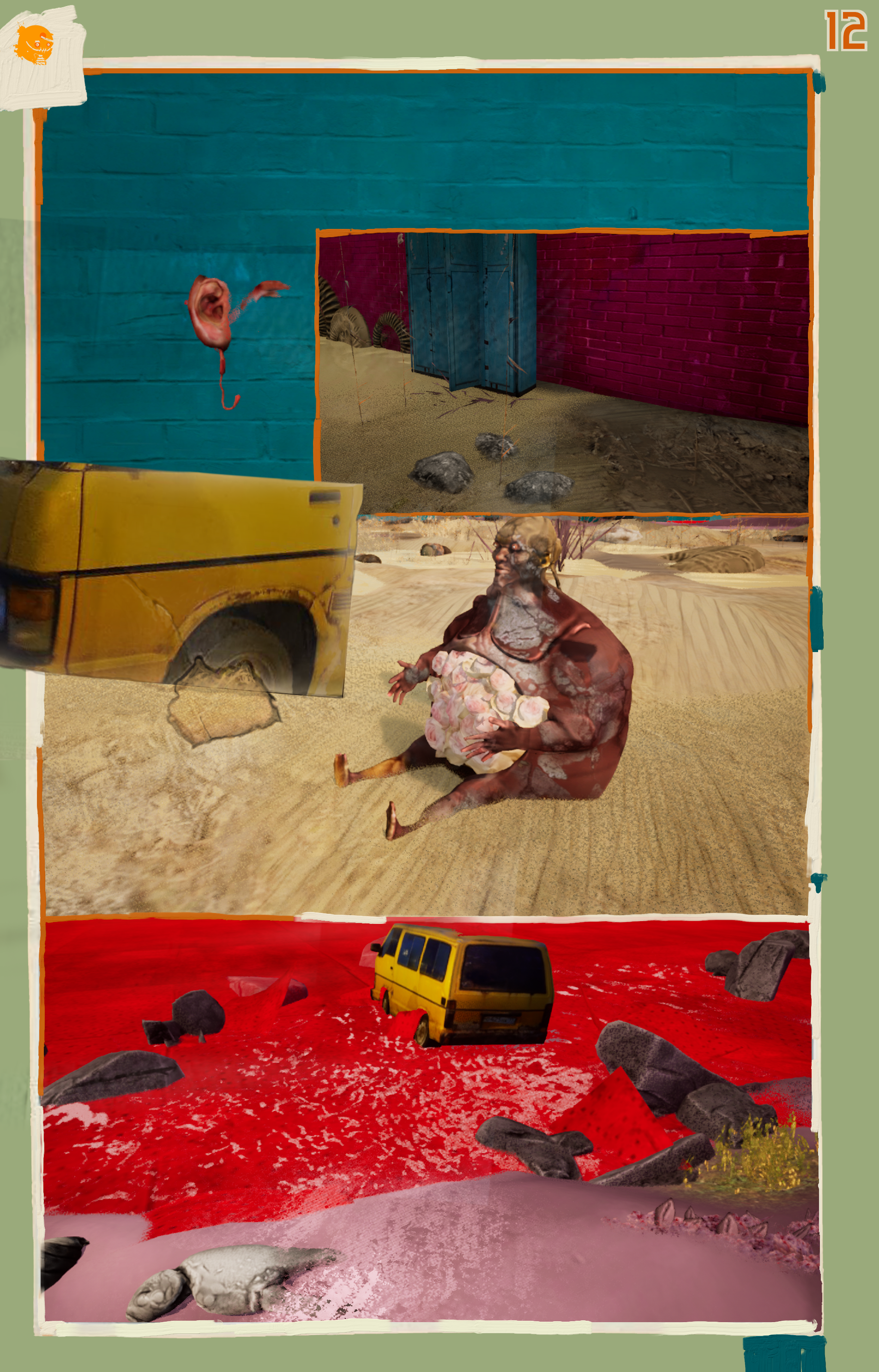 • 372: 2023.55 +• The 22nd is Serda. f0a178 • WIP — Изображение №12 — Иллюстрация, 3D на Dprofile