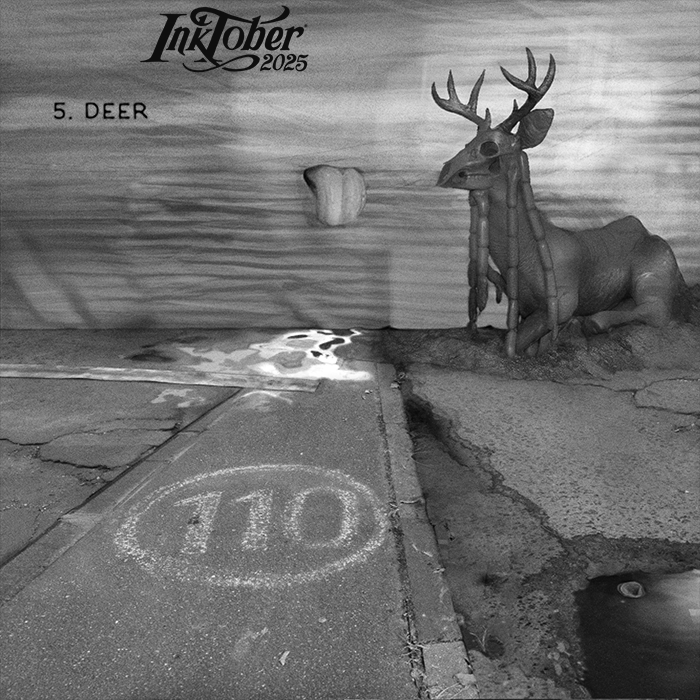 • 372: #inkTober2025 /0-31/ + #sculpTober /2,3,4,5,6/_ — Изображение №8 — Иллюстрация, 3D на Dprofile