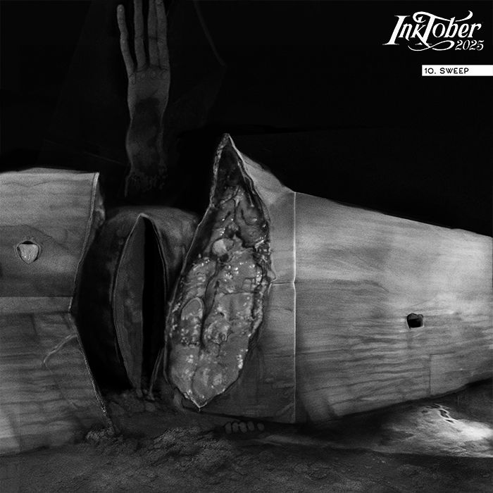 • 372: #inkTober2025 /0-31/ + #sculpTober /2,3,4,5,6/_ — Изображение №16 — Иллюстрация, 3D на Dprofile