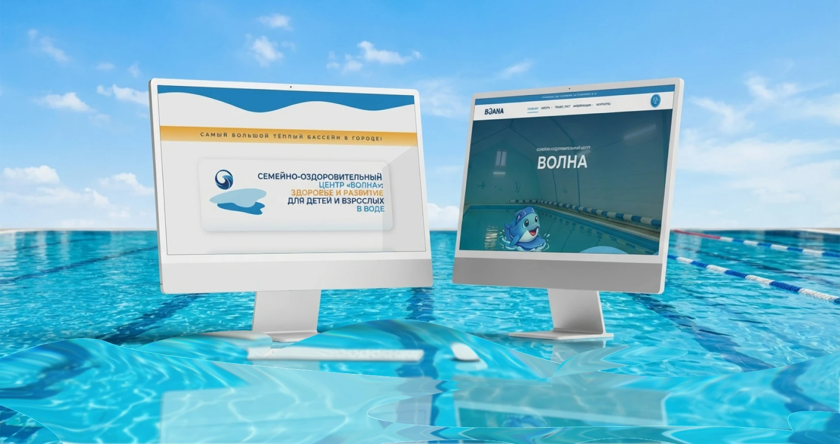 Веб-сайт для центра детского плавания — Изображение №5 — Интерфейсы, Иллюстрация на Dprofile