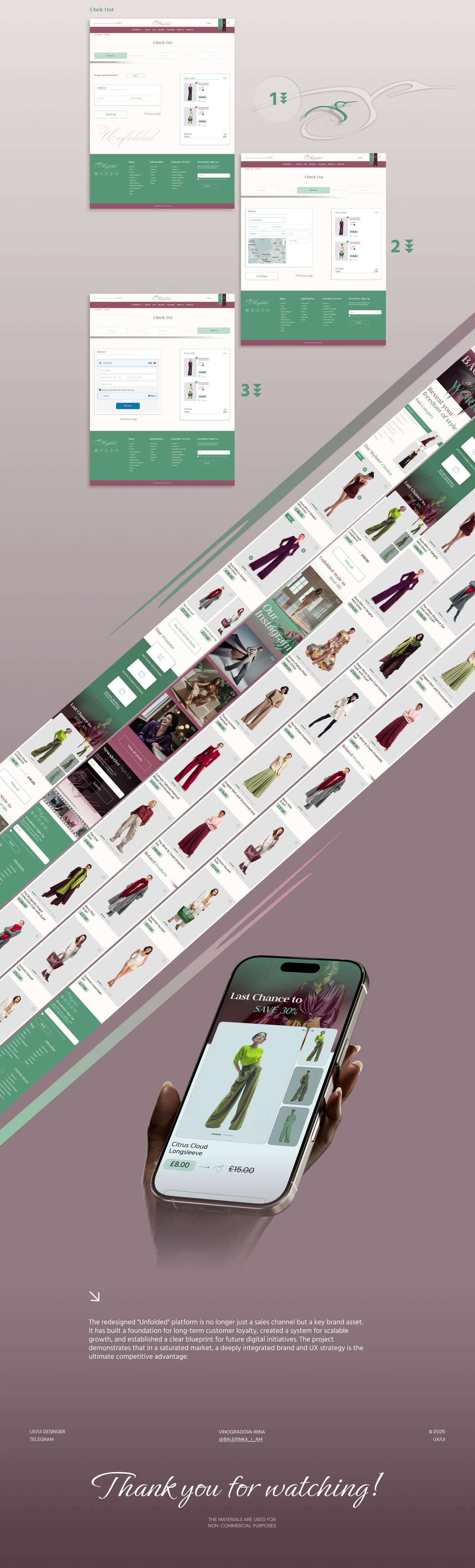 E-commerce concept/ Women's clothing store — Изображение №9 — Интерфейсы, Брендинг на Dprofile