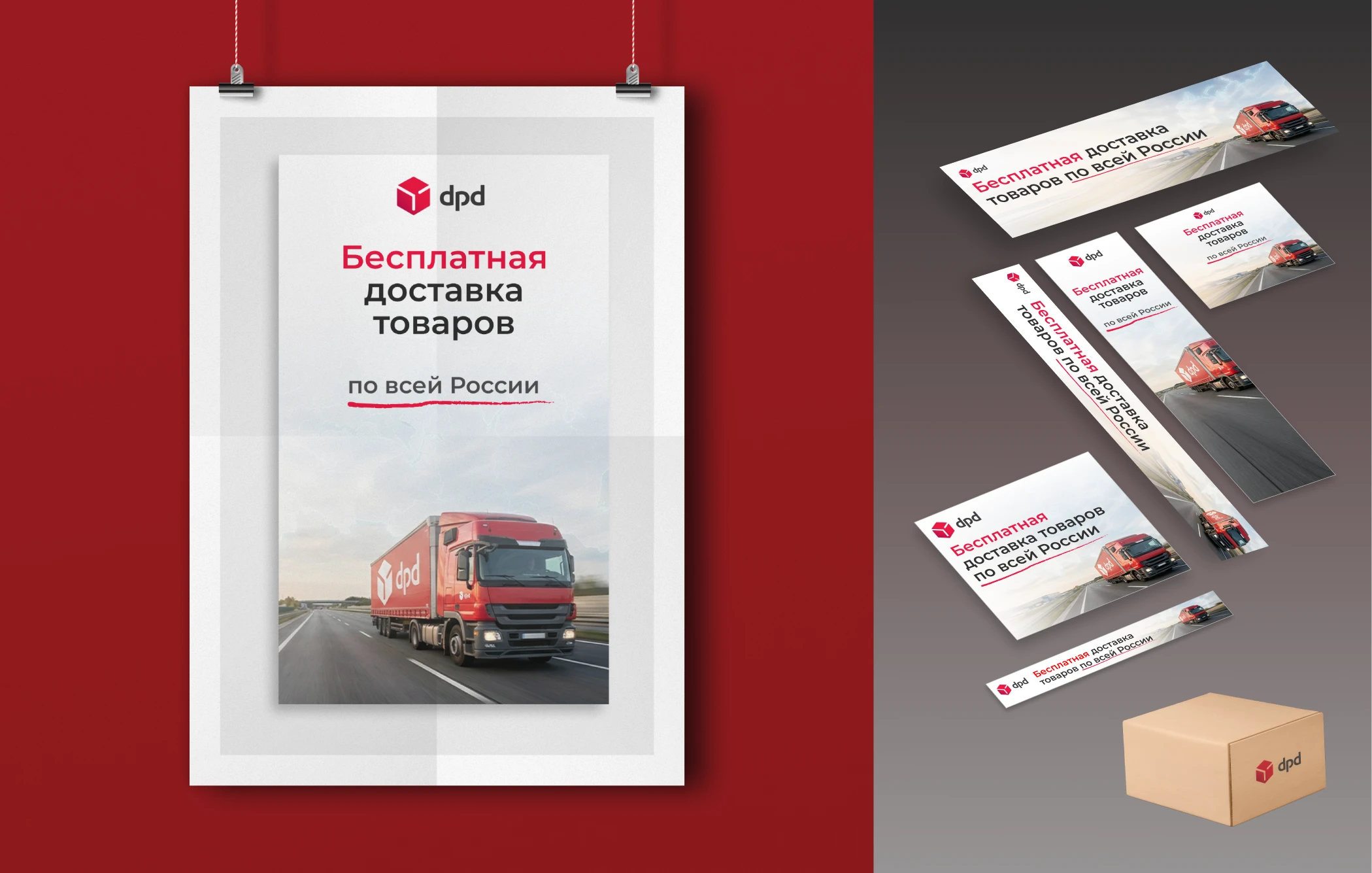 Кампания по доставке грузов | Баннер, креативы для рся — Изображение №5 — Маркетинг на Dprofile