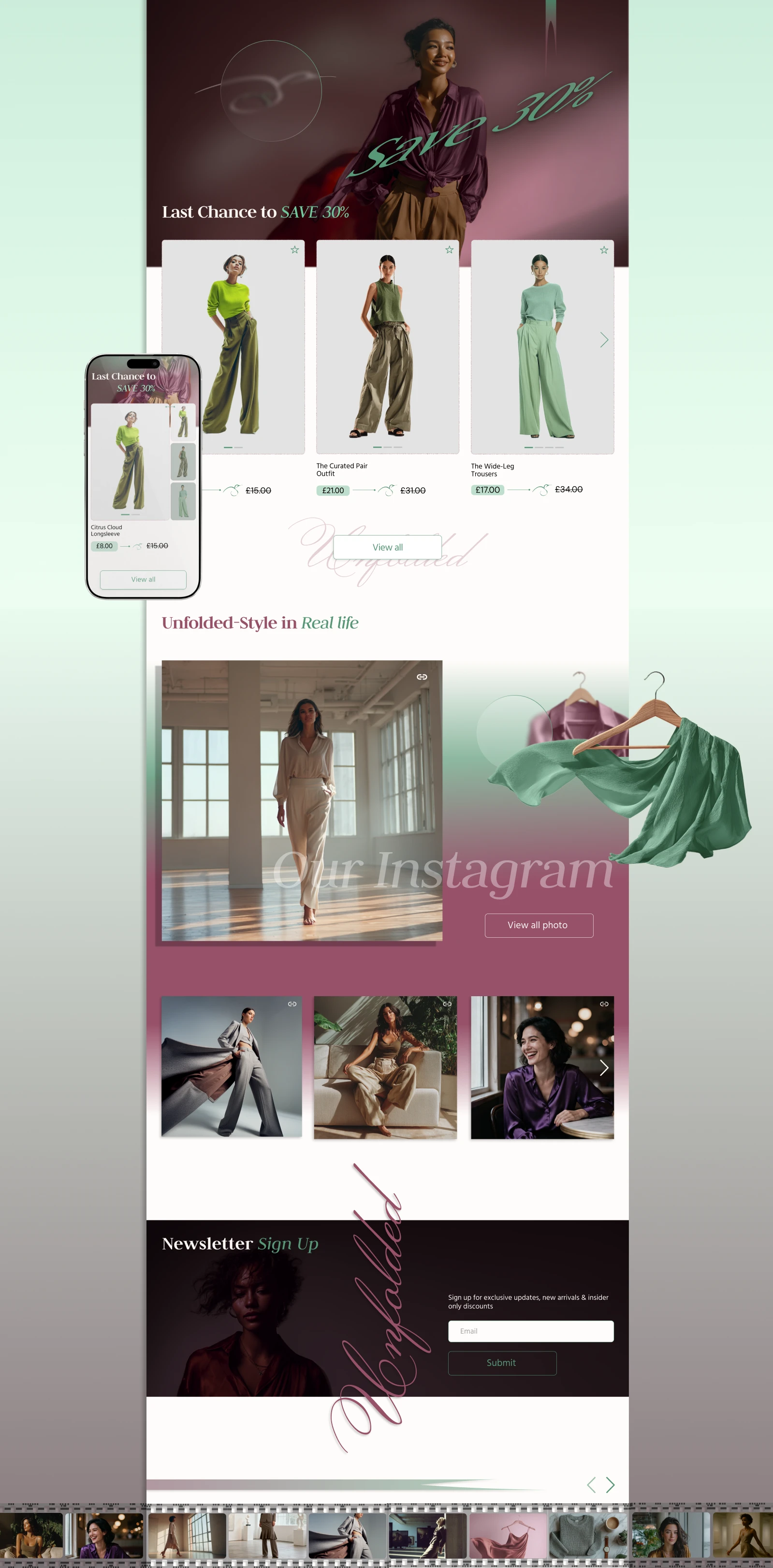E-commerce concept/ Women's clothing store — Изображение №6 — Интерфейсы, Брендинг на Dprofile