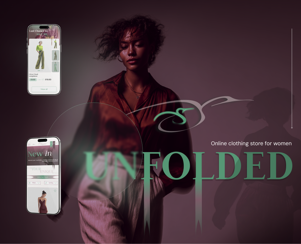 E-commerce concept/ Women's clothing store — Интерфейсы, Брендинг на Dprofile