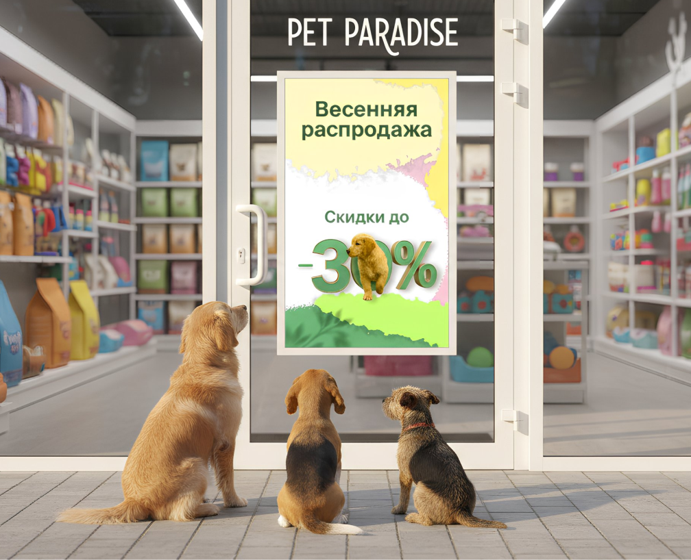 Рекламные креативы | Зоомагазин на Dprofile