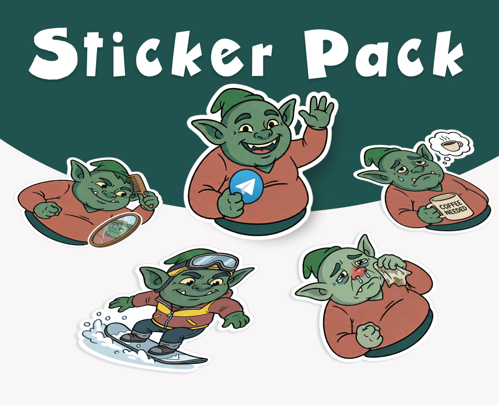 Стикерпак для Телеграм | Emotional Sticker Pack — Иллюстрация на Dprofile