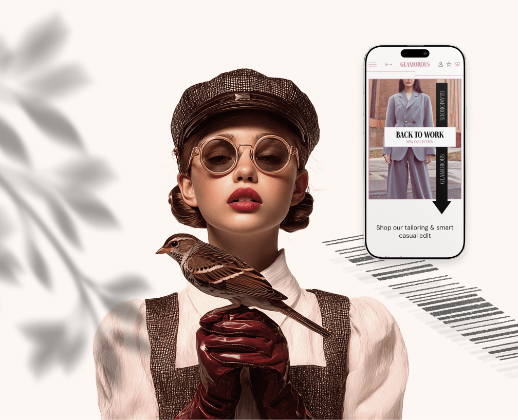 E-commerce concept/ Women's clothing store — Интерфейсы, Брендинг на Dprofile