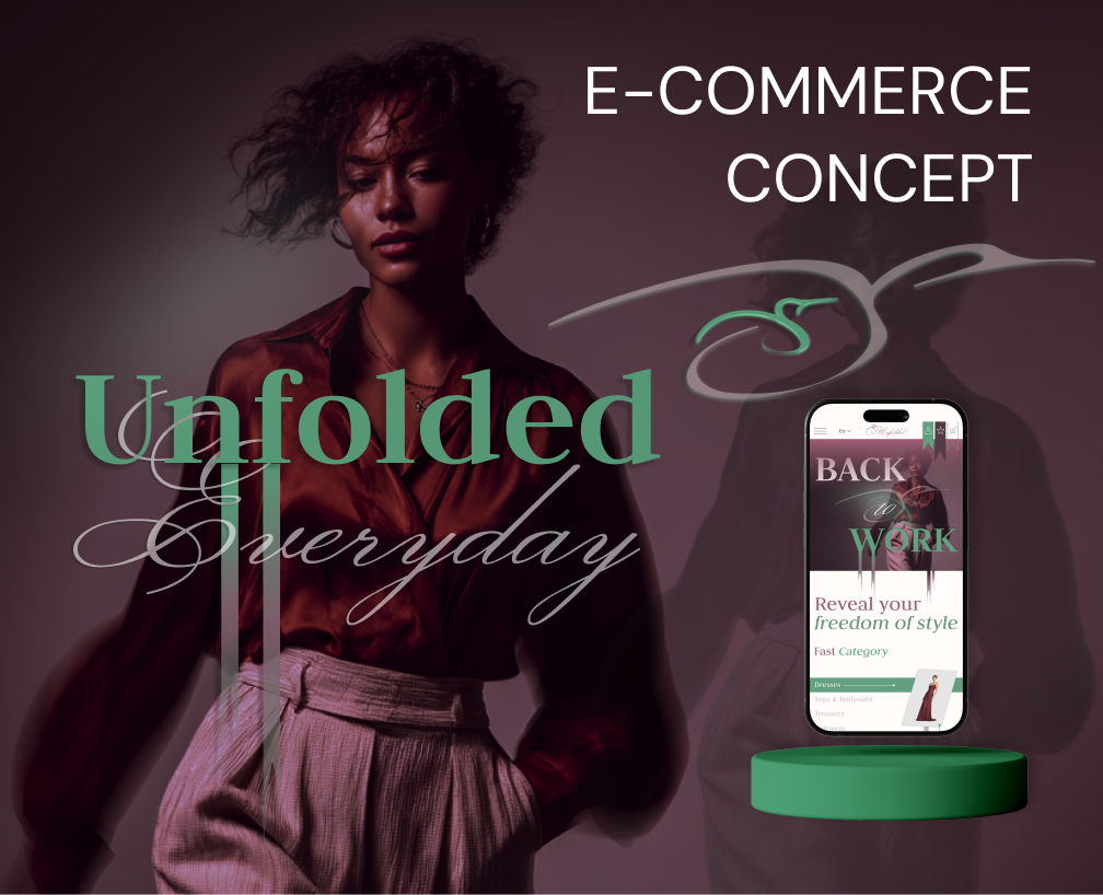 E-commerce concept/ Women's clothing store на Dprofile