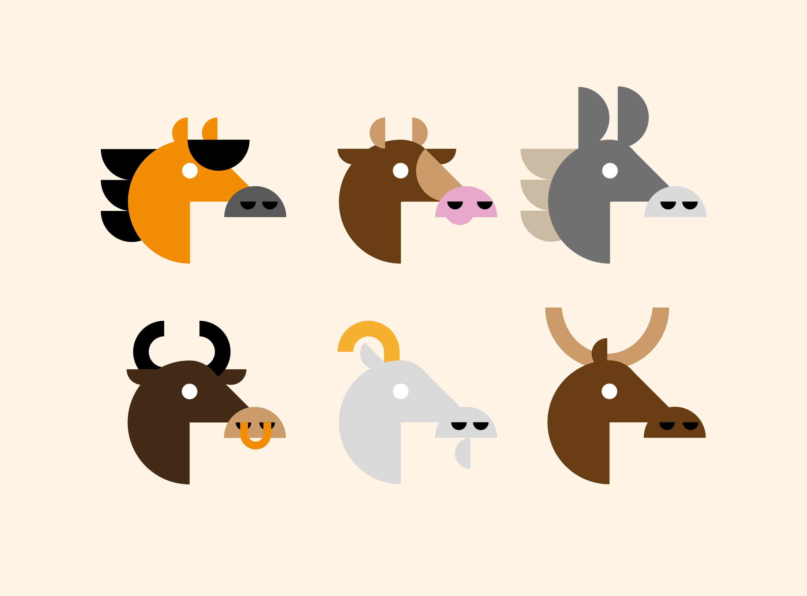 Серия пиктограмм животных — Изображение №1 — Графика на Dprofile