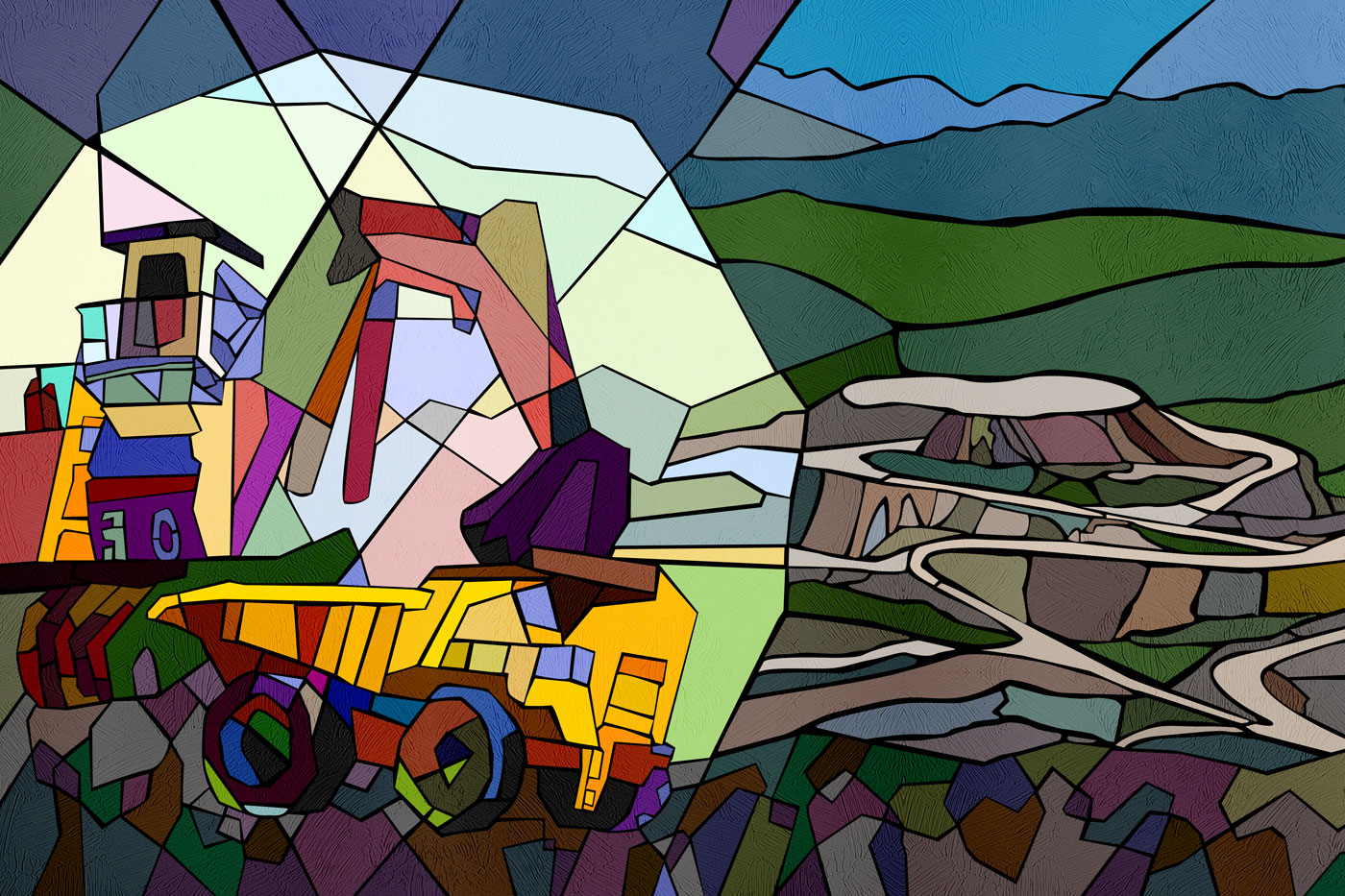 Иллюстрации для ГК ИСТ — Изображение №2 — Иллюстрация, Графика на Dprofile