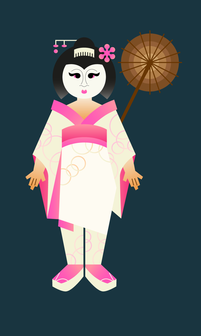 Япония сет — Изображение №4 — Иллюстрация, Графика на Dprofile