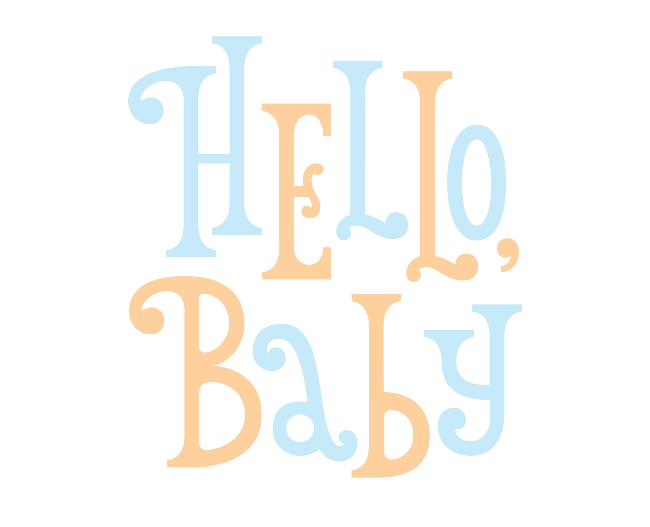 Фирменный стиль Hello, baby на Dprofile