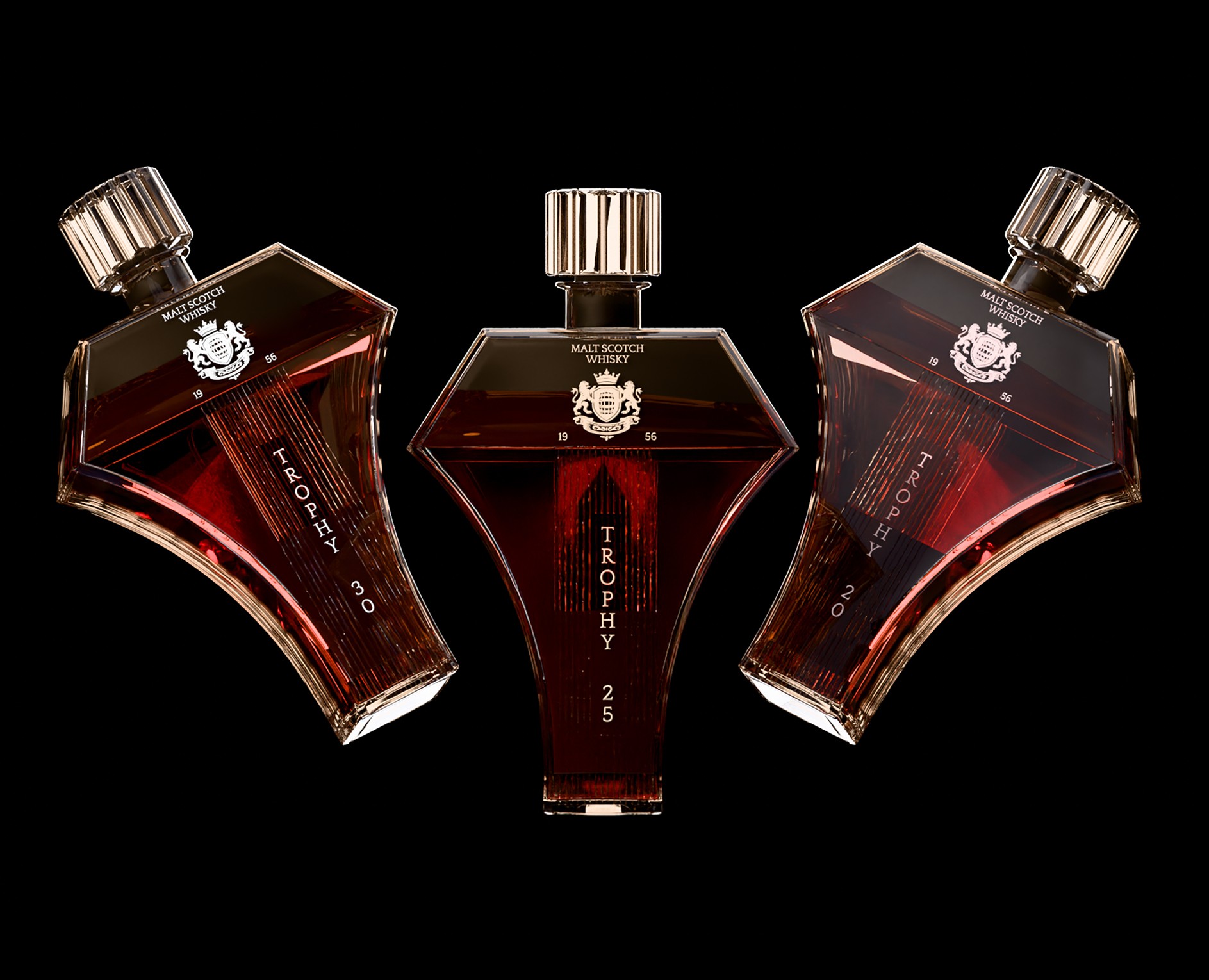 Whisky Trophy — Premium Packaging Design — Брендинг на Dprofile