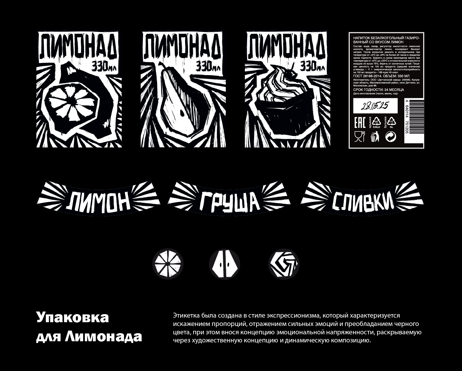 Серия этикеток для лимонада — Изображение №1 — Брендинг на Dprofile
