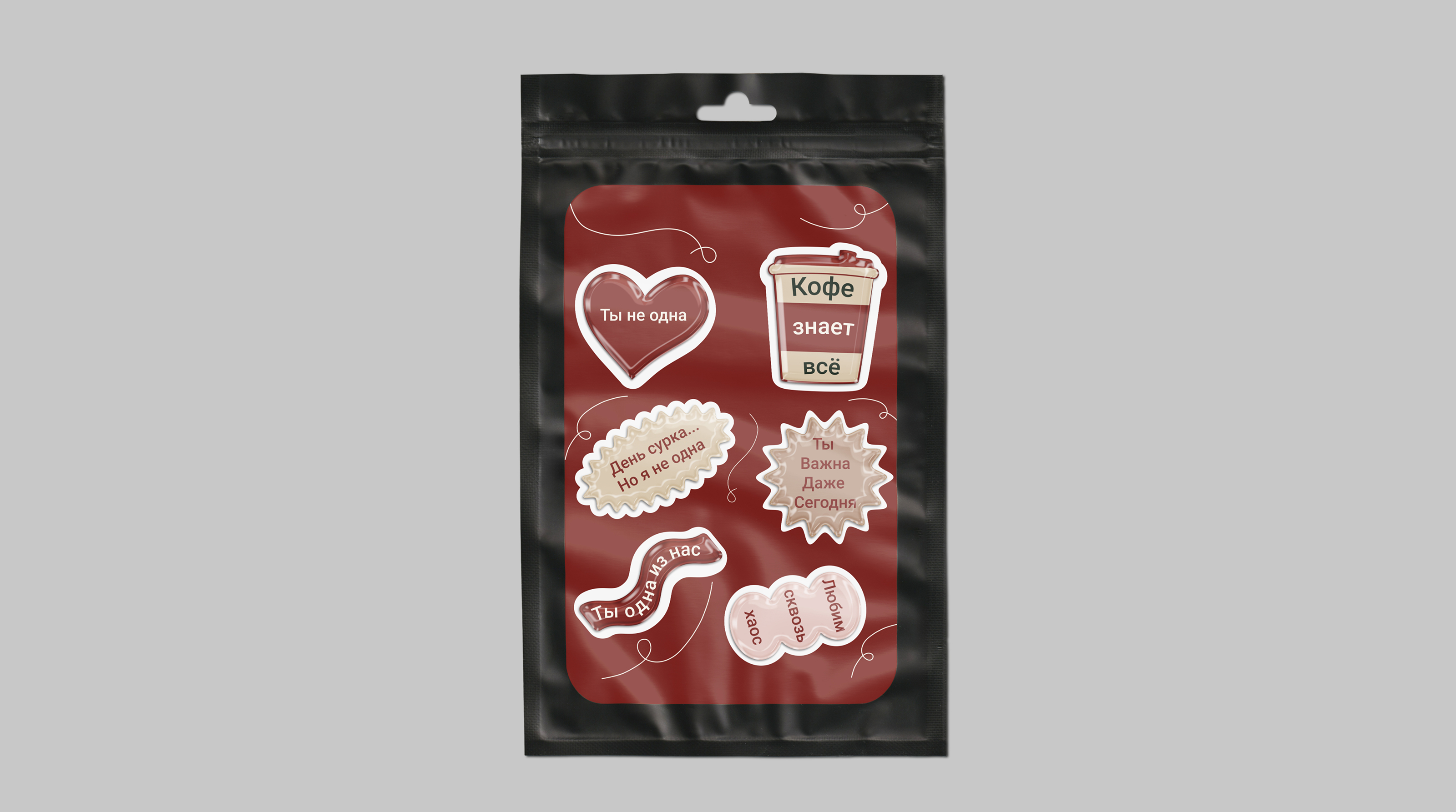 Дизайн мерча для бренда "Маша в красном" — Изображение №10 — Брендинг, Графика на Dprofile