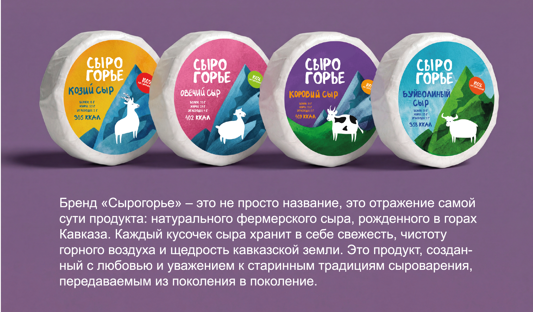 "Сырогорье" - фермерский сыр — Изображение №2 — Брендинг на Dprofile
