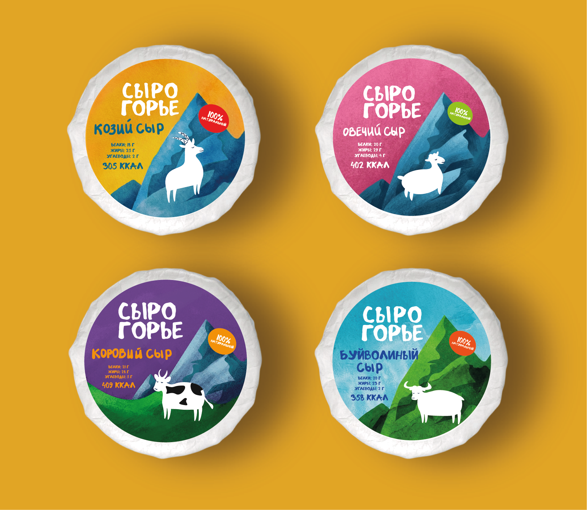 "Сырогорье" - фермерский сыр — Изображение №3 — Брендинг на Dprofile