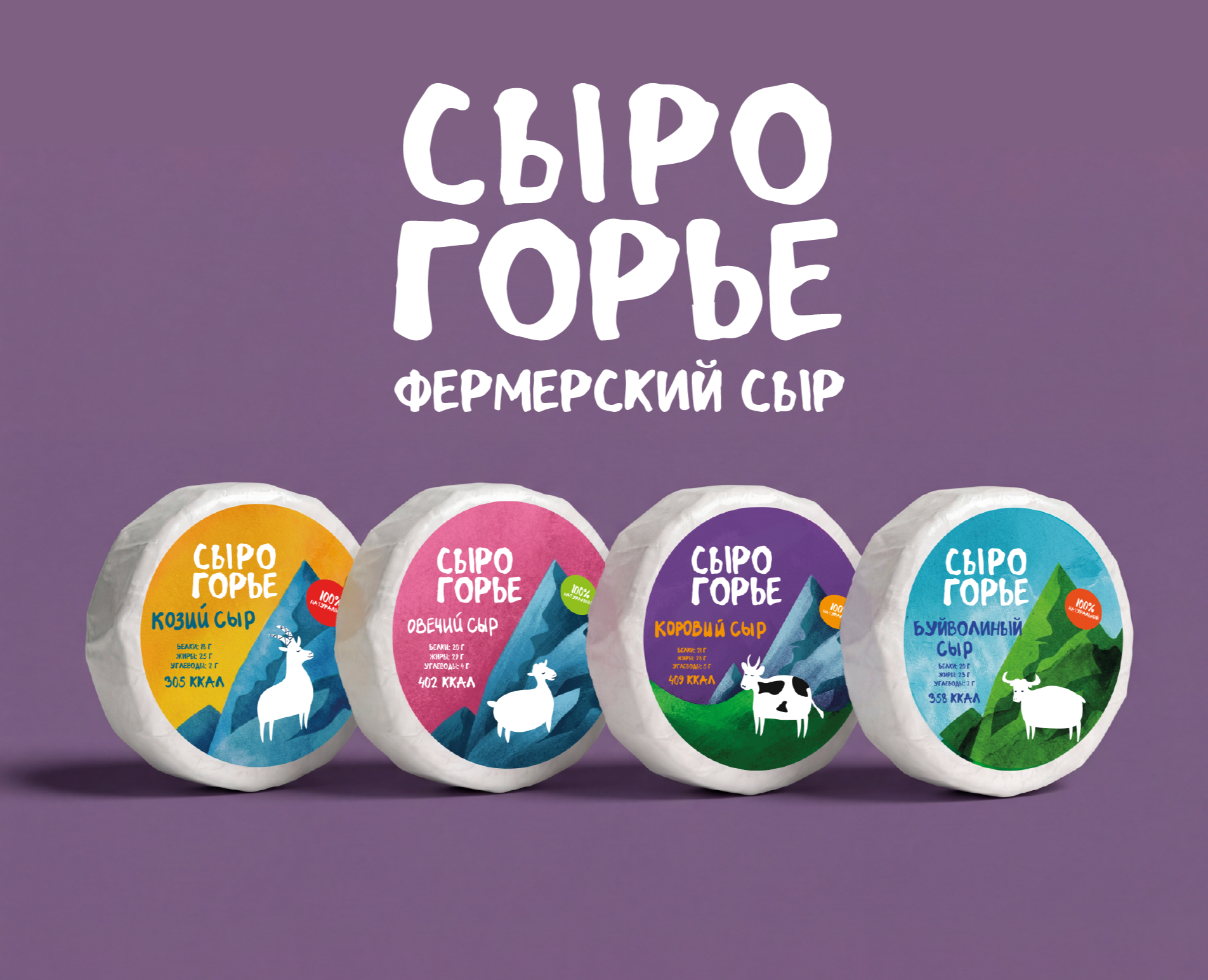 "Сырогорье" - фермерский сыр — Брендинг на Dprofile