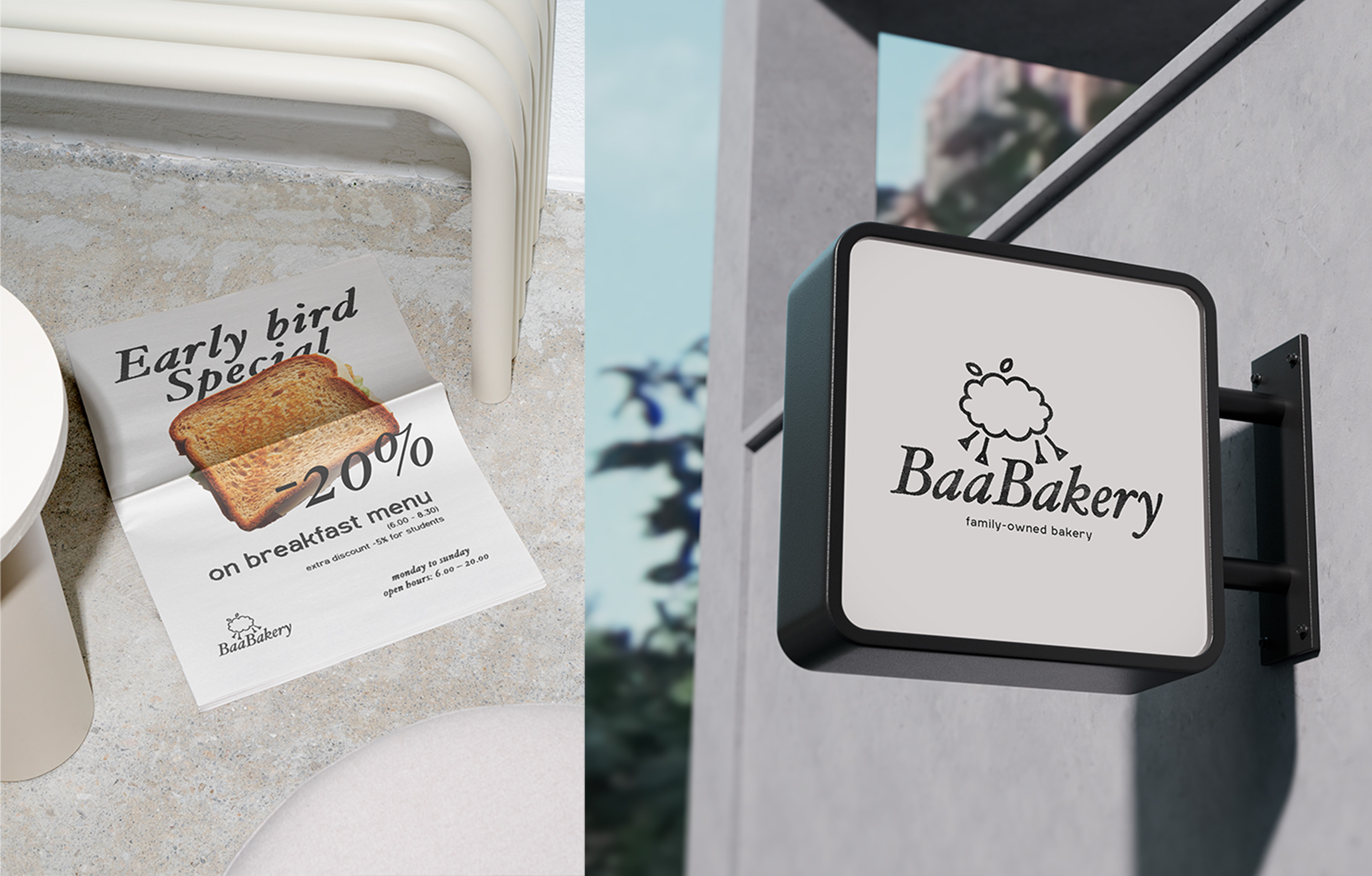 BaaBakery / айдентика для семейной пекарни — Изображение №3 — Брендинг на Dprofile