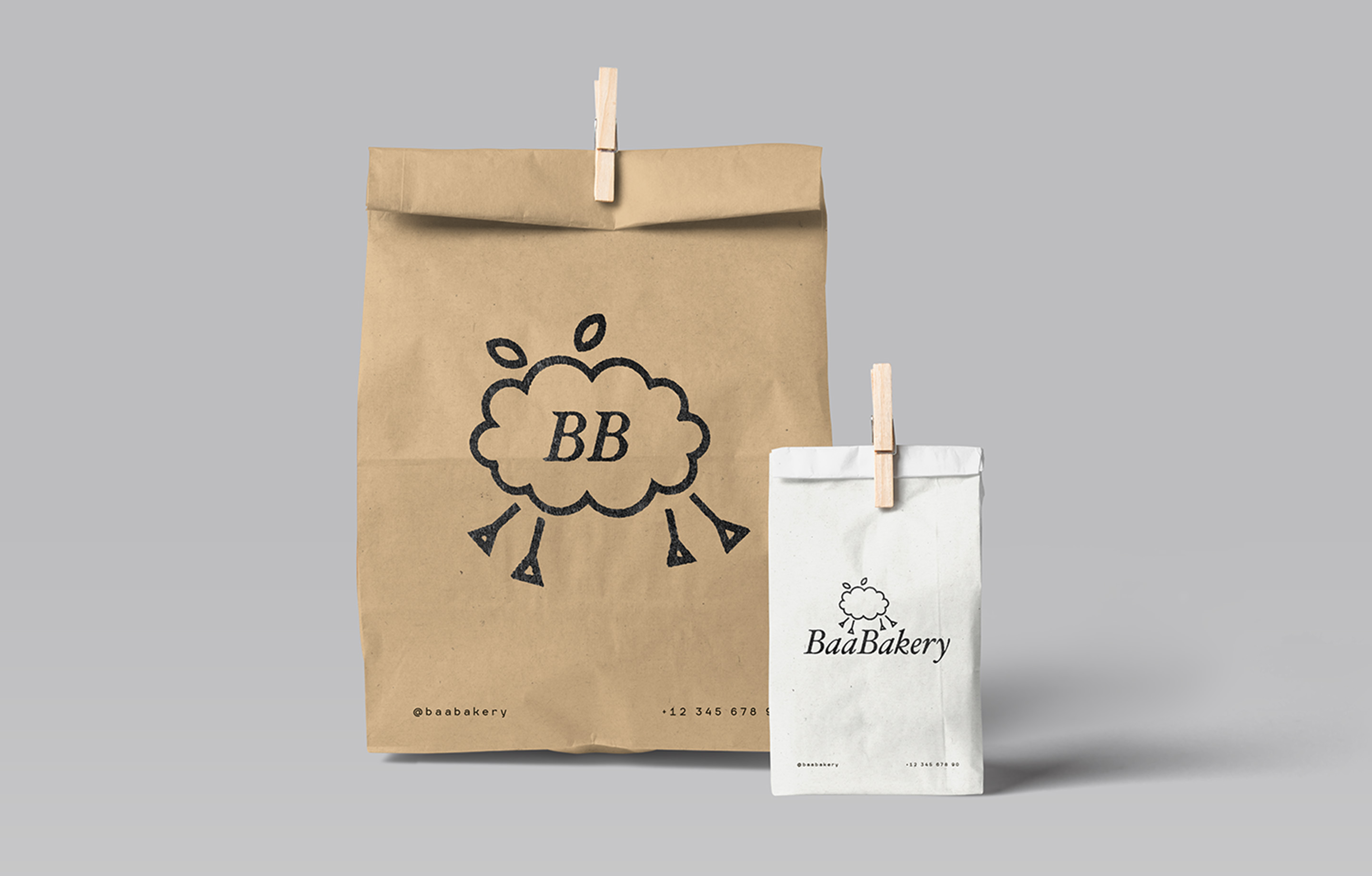 BaaBakery / айдентика для семейной пекарни — Изображение №6 — Брендинг на Dprofile