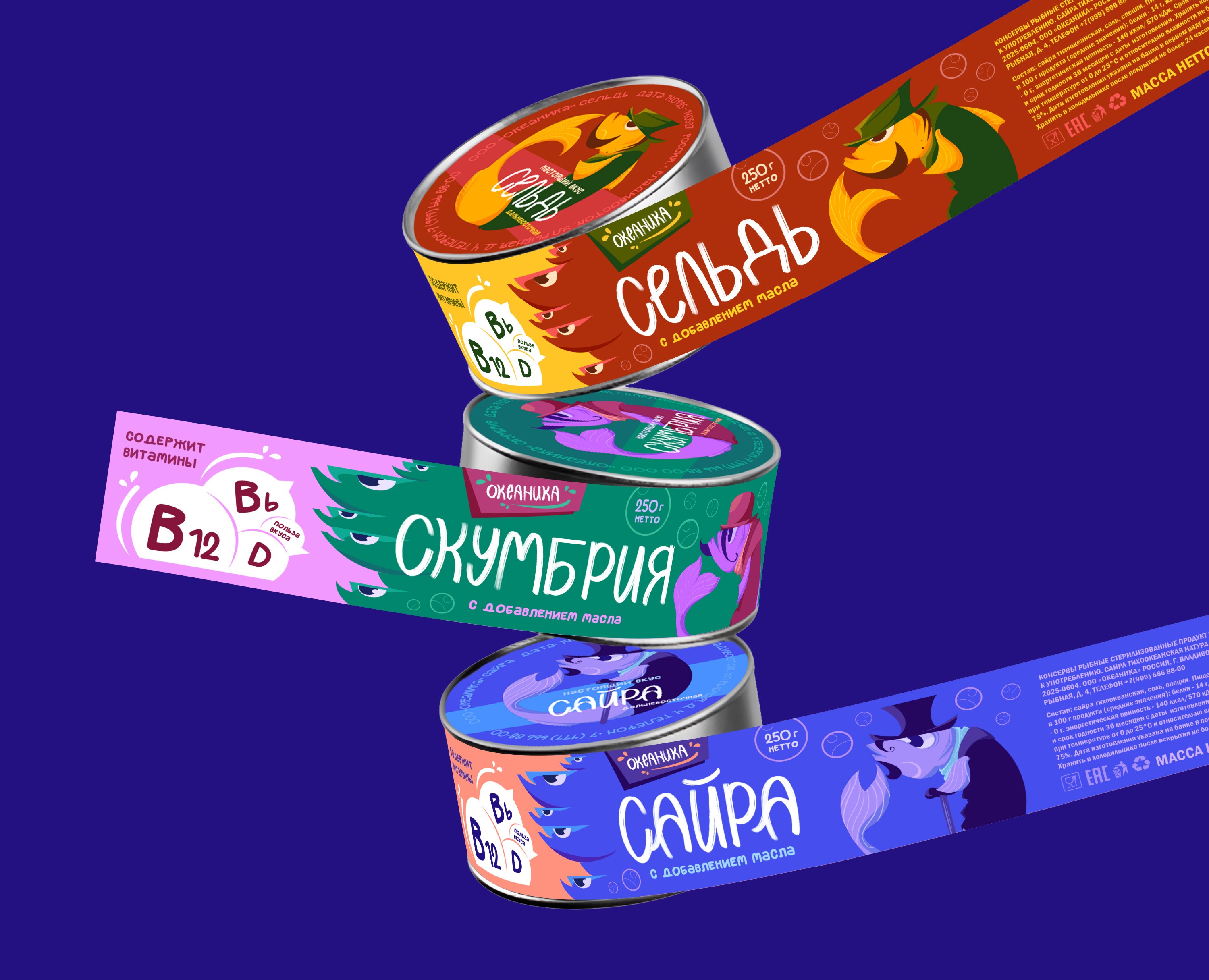 Продуктовый брендинг "Океаника" на Dprofile