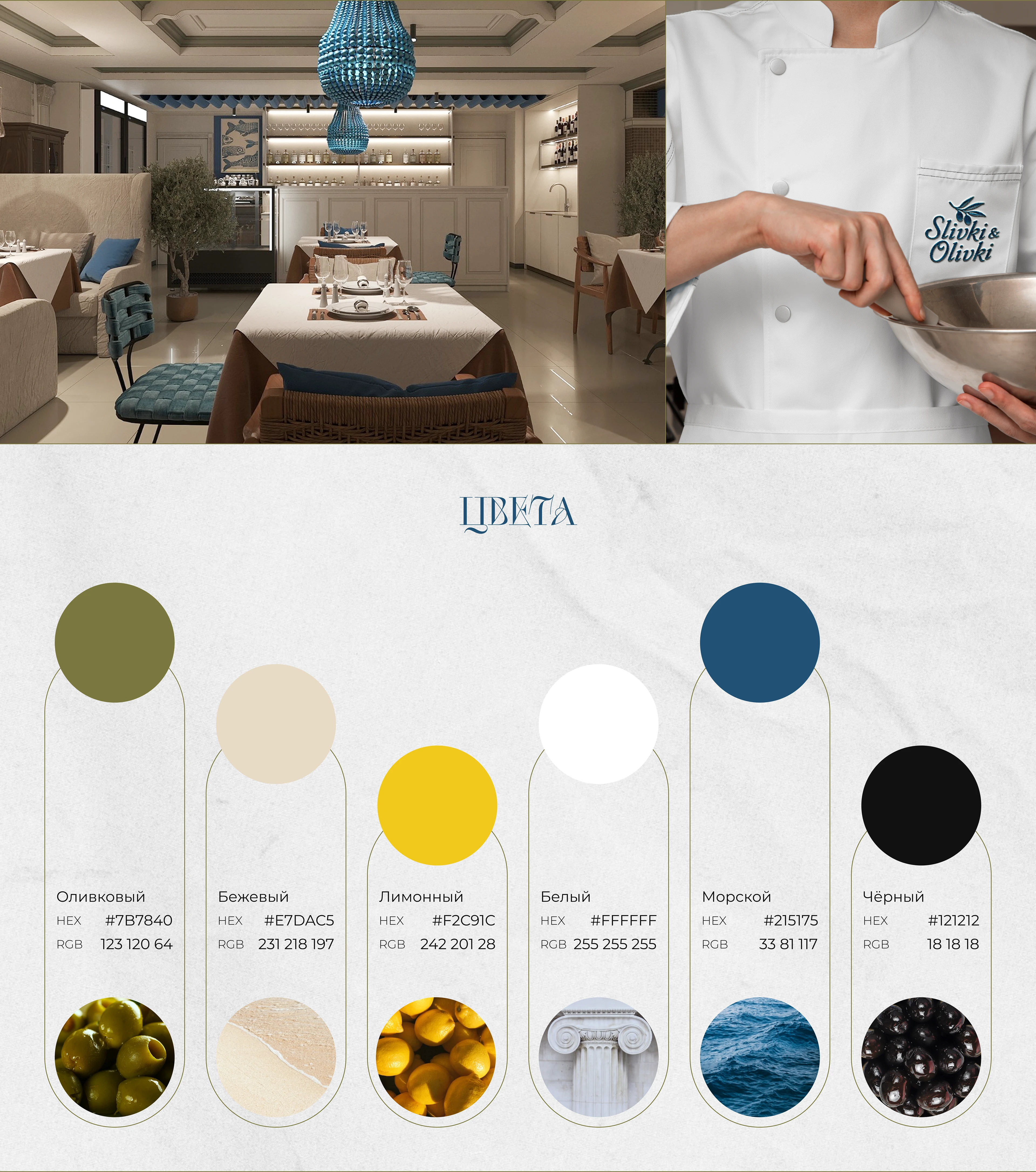 Slivki & Olivki — restaurant landing page — Изображение №4 — Интерфейсы на Dprofile