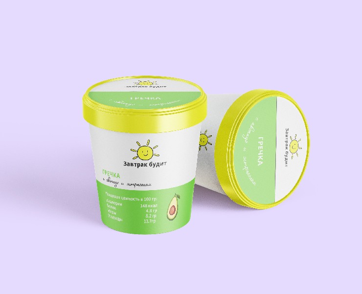 Айдентика «Завтрак будит» — Брендинг на Dprofile