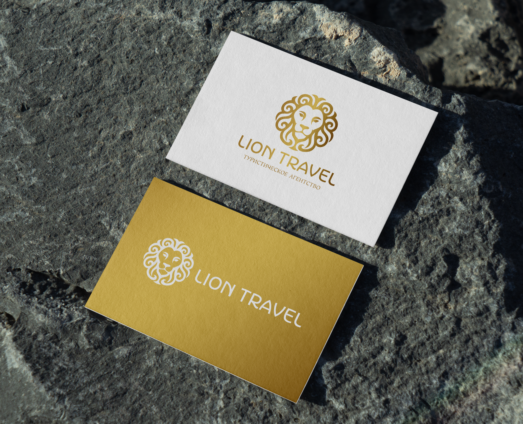 LION TRAVEL — логотип для туристического агентства на Dprofile