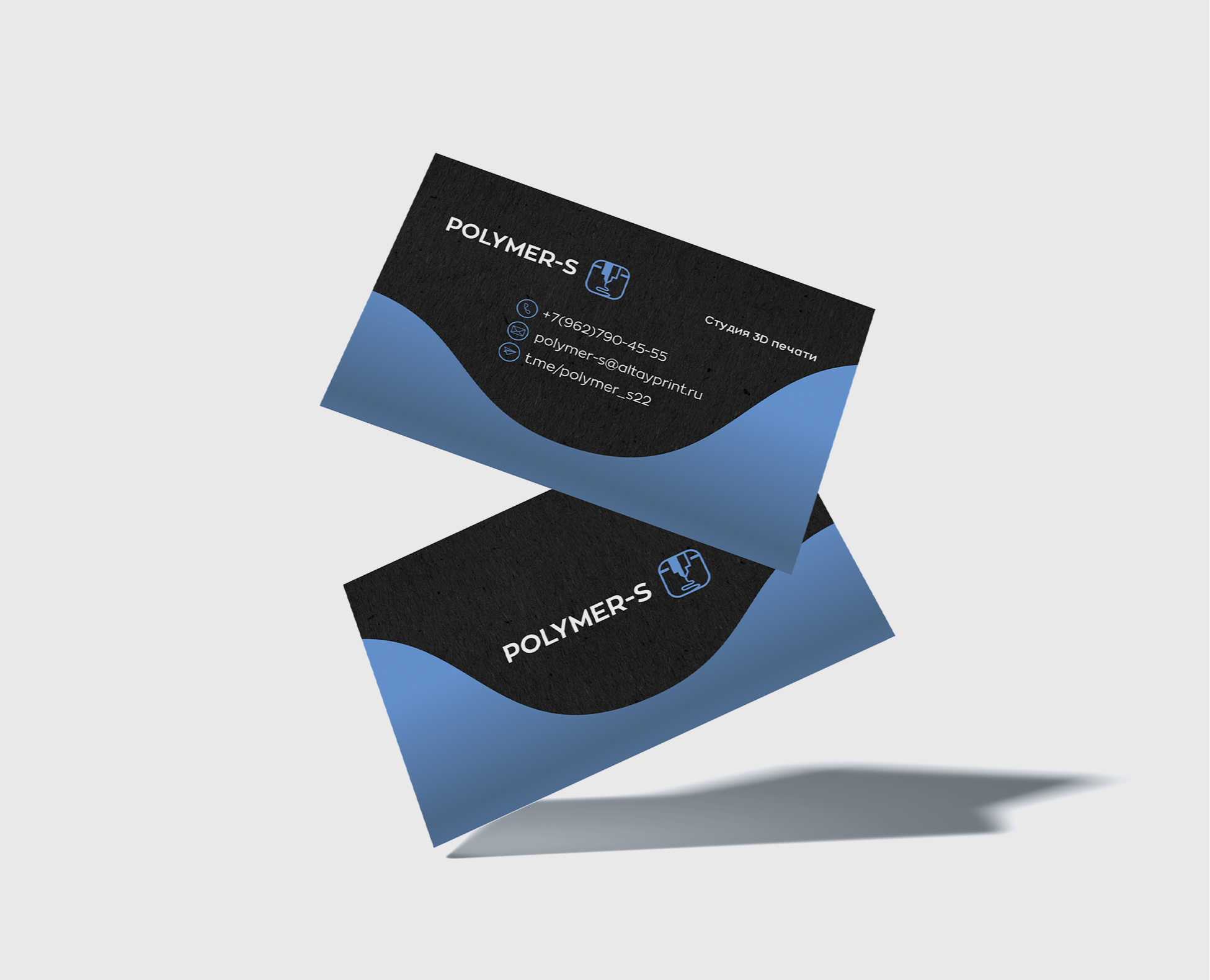 Визитка для студии 3D-печати на Dprofile