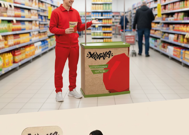 Продуктовый брендинг Хрумка ❘ Упаковка — Изображение №5 — Интерфейсы, Брендинг на Dprofile