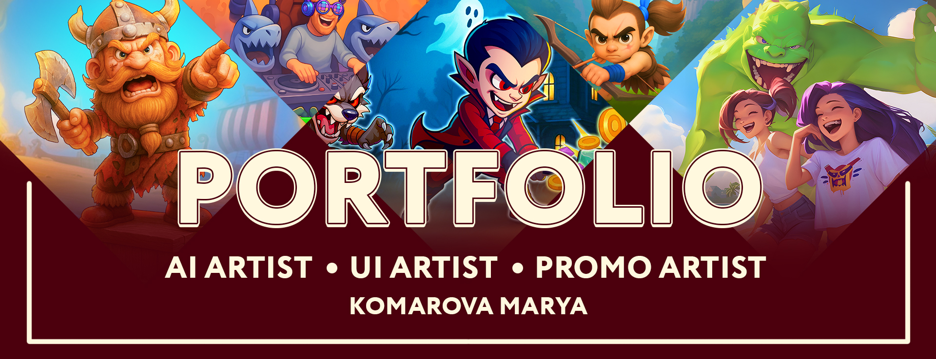Game AI Artist | Portfolio — Изображение №1 — Интерфейсы, Иллюстрация на Dprofile