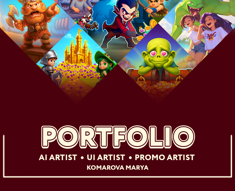 Game AI Artist | Portfolio — Интерфейсы, Иллюстрация на Dprofile