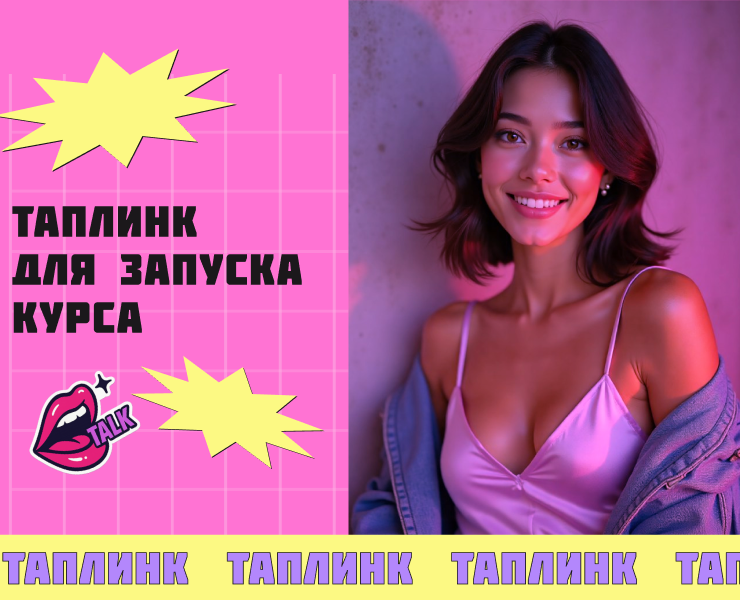 Taplink для запуска курса — Интерфейсы, Графика на Dprofile