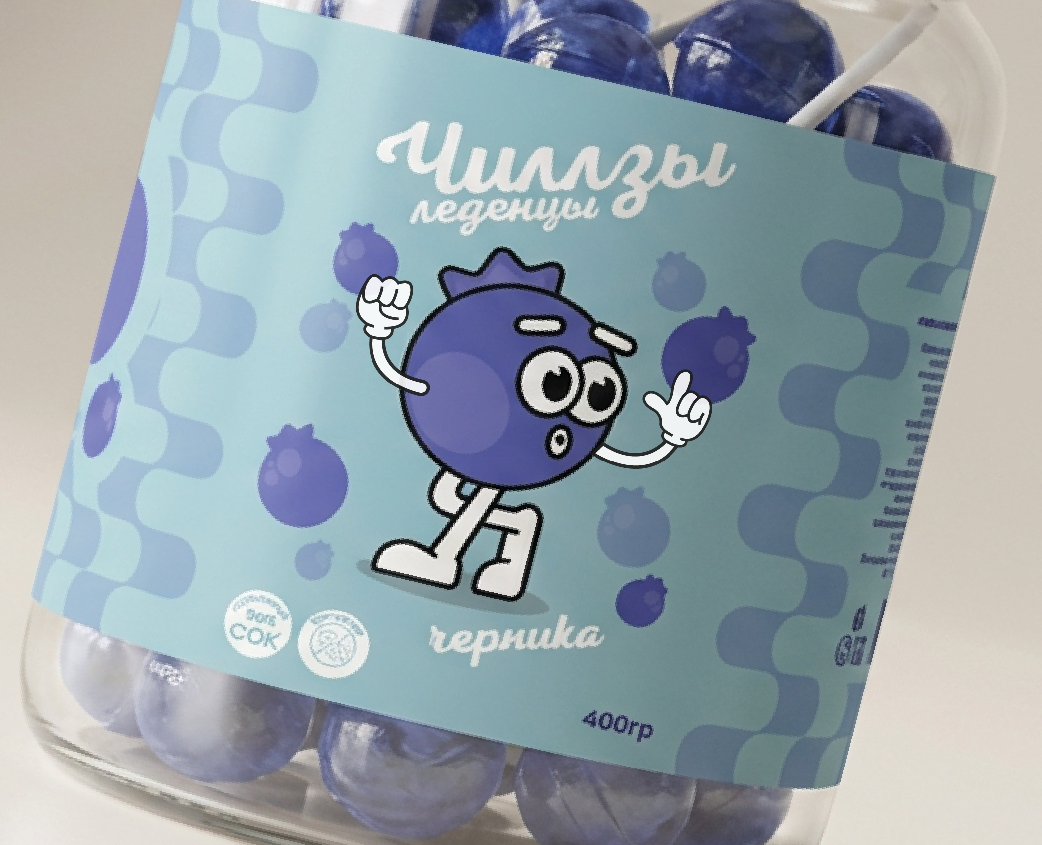 Продуктовый брендинг леденцов "Чилловые леденцы" — Интерфейсы на Dprofile