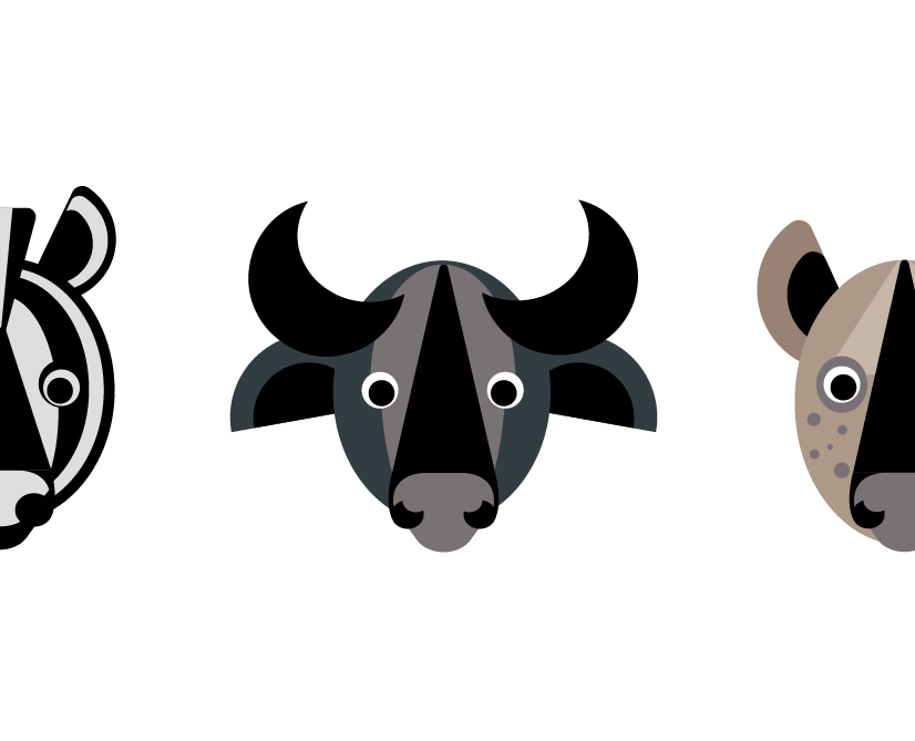 Серия пиктограмм "Животные Африки" — Брендинг, Графика на Dprofile