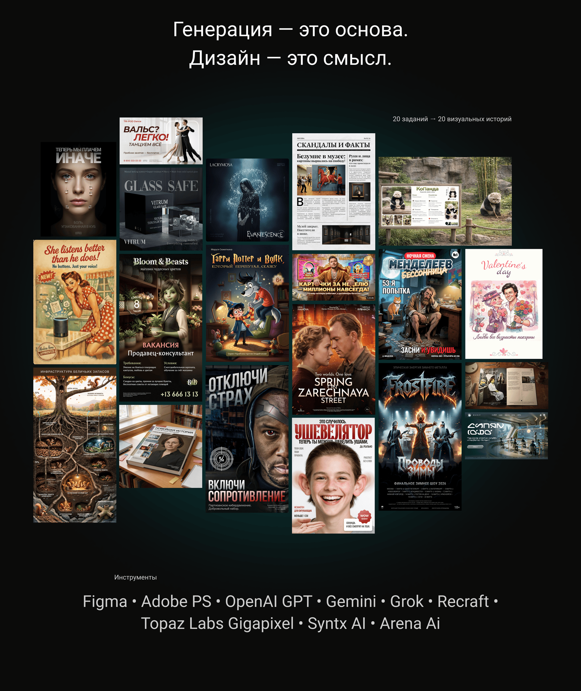 Нейробитва - генеративный дизайн — Изображение №3 — Интерфейсы, Графика на Dprofile