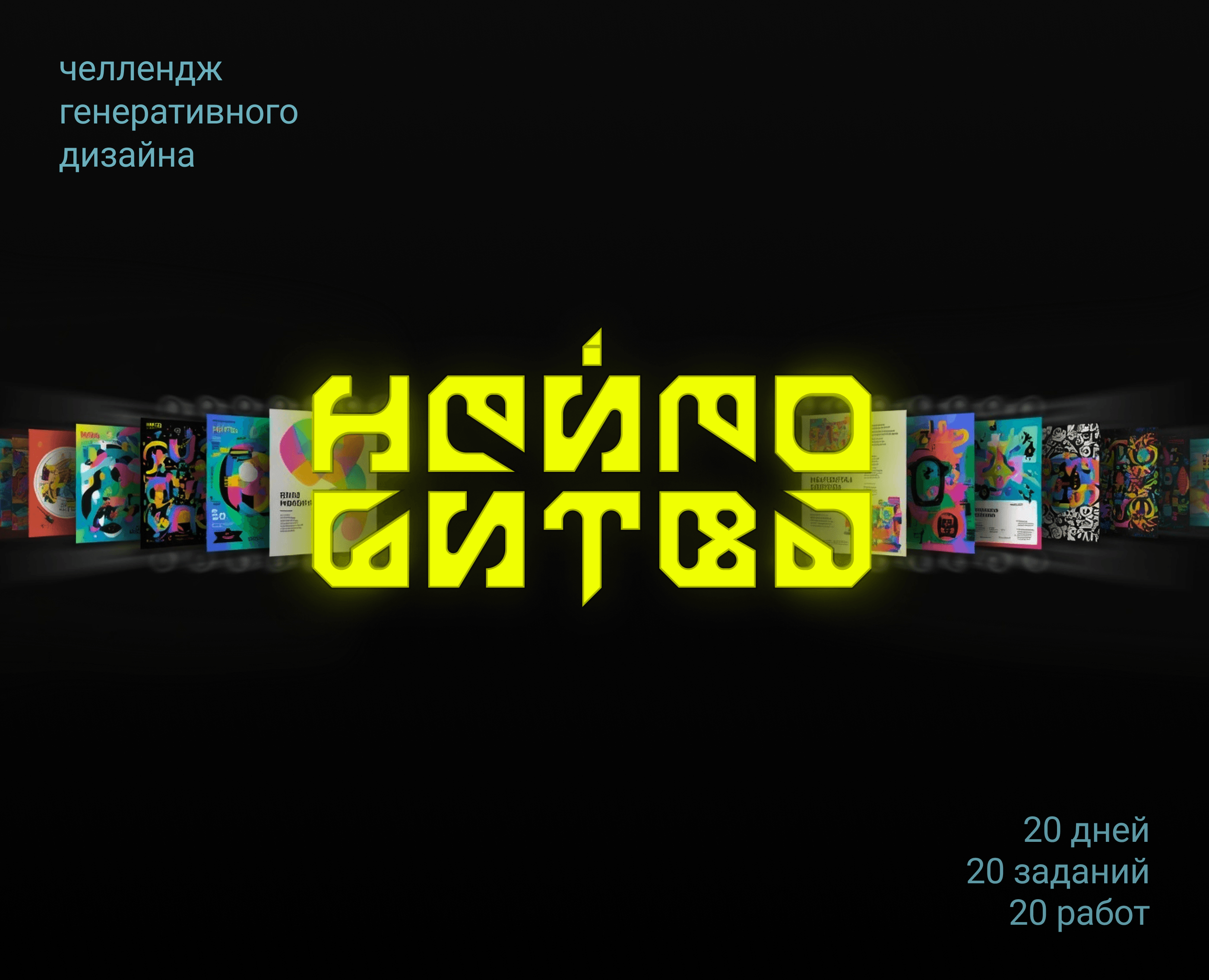 Нейробитва - генеративный дизайн — Изображение №1 — Интерфейсы, Графика на Dprofile