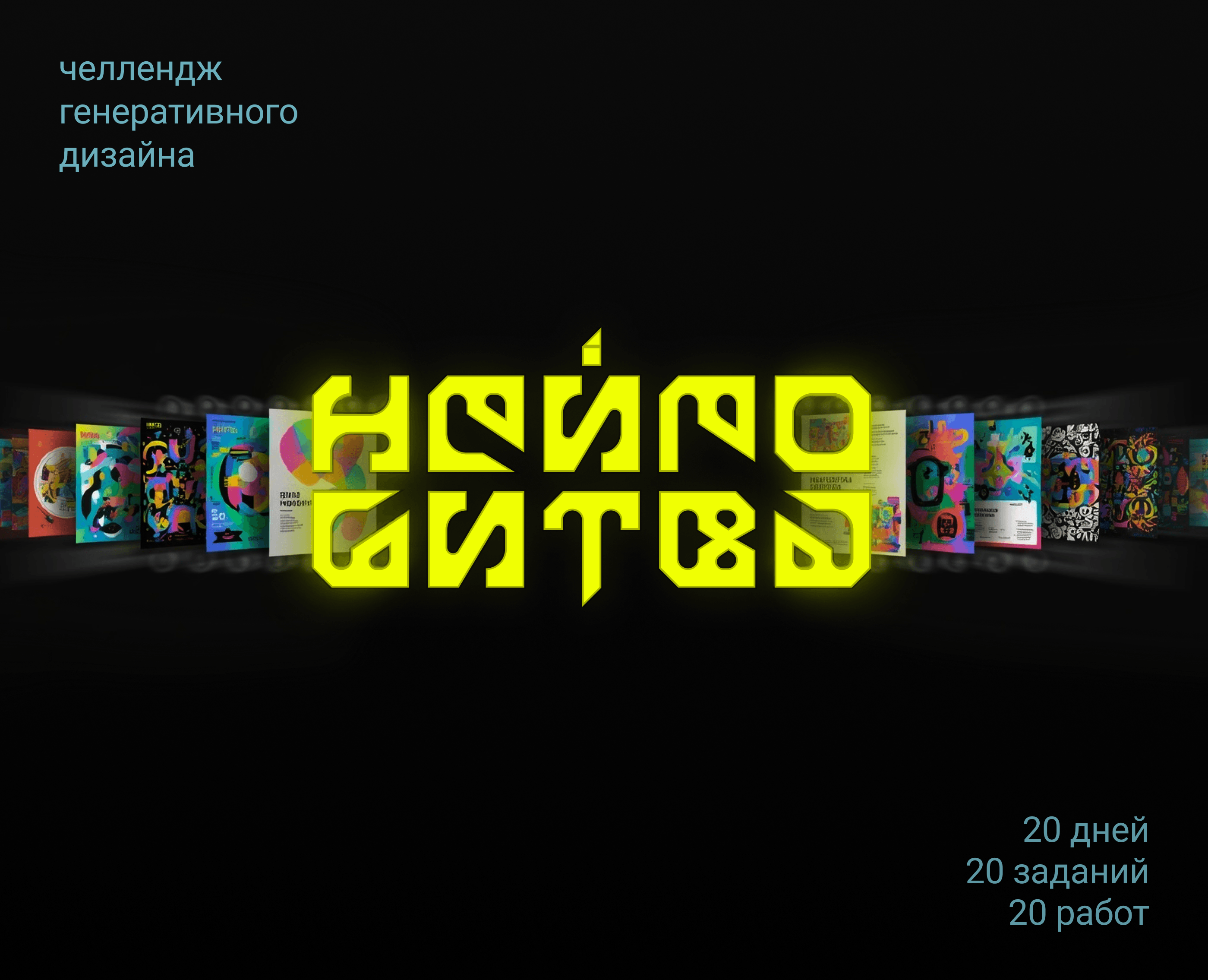 Нейробитва - генеративный дизайн на Dprofile