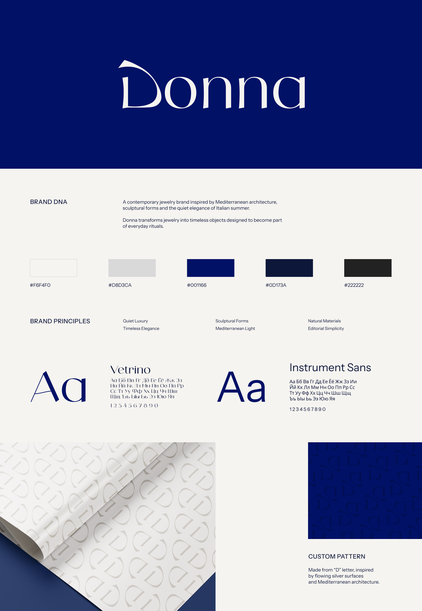 DONNA | Концепт ювелирного бренда и e-commerce платформы — Изображение №6 — Интерфейсы, Брендинг на Dprofile