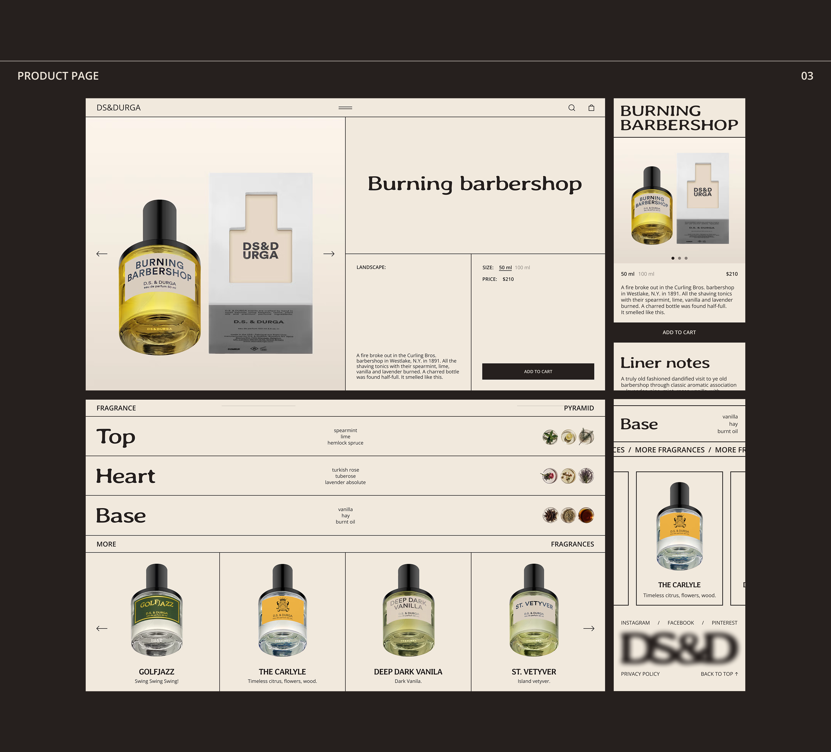 DS&DURGA | E-Commerce — Изображение №7 — Интерфейсы, Брендинг на Dprofile